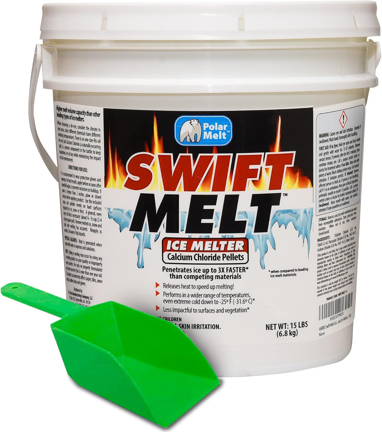HARRIS Swift Melt Calcium Chloride Snow and Ice Melter