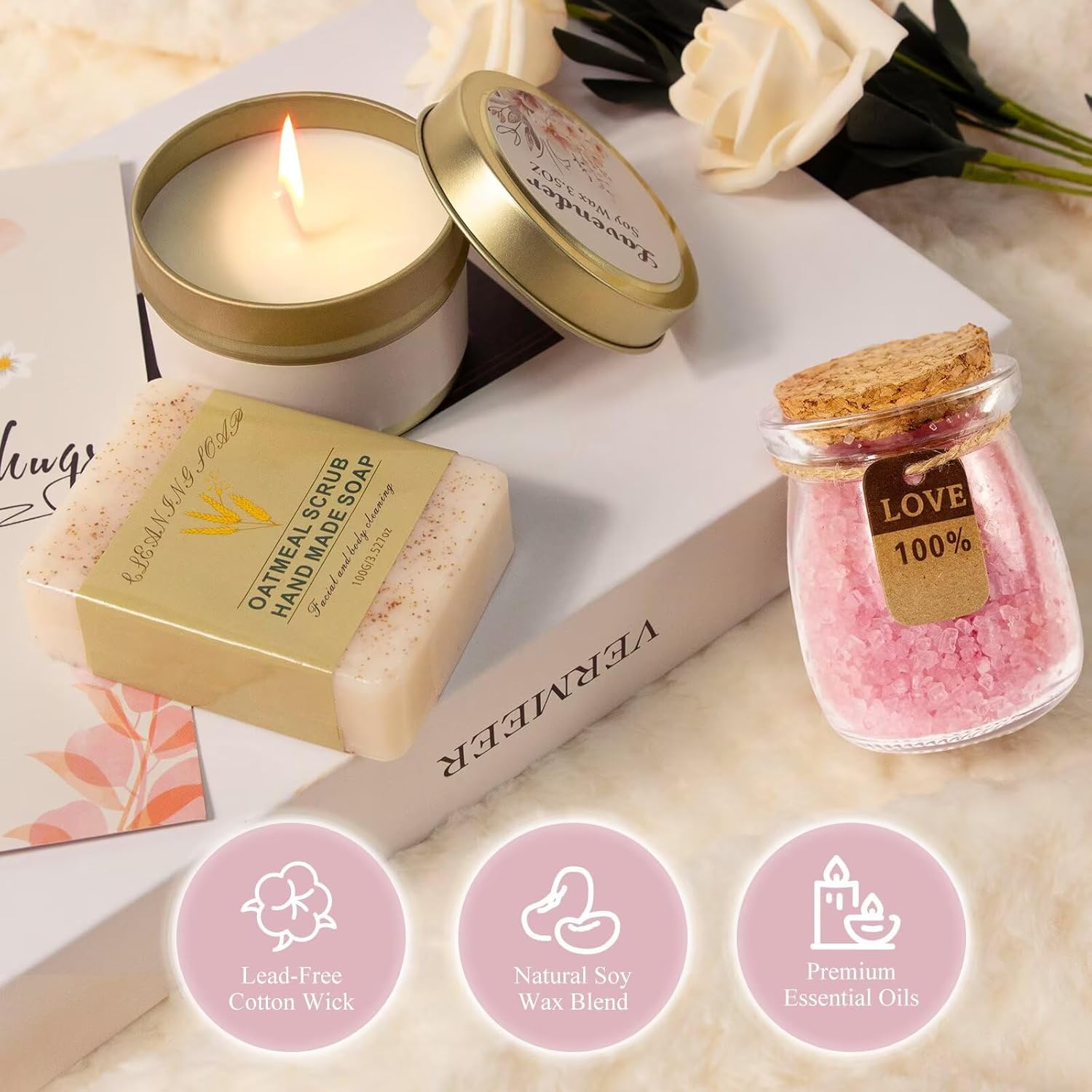 Self Care Gifts for Women Get Well Soon Gifts,Thinking of You Care Package Sympathy/Birthday Gift Baskets Inspirational Hug in a Box Gifts for Women,Mom,Her,Wife,Friend,Grandma - Image 6