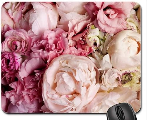 Peony Mouse Pad, Mousepad (Flowers Mouse Pad)