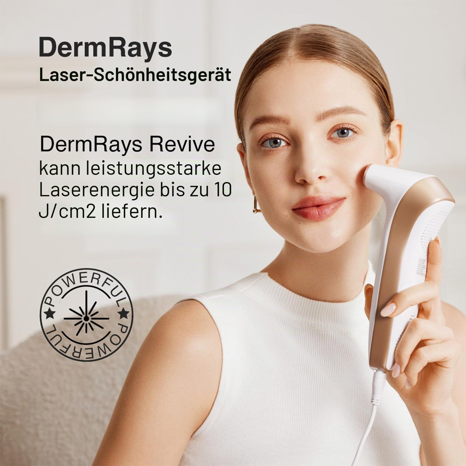 DermRays Lasergerät 1064 nm, multifunktionales Schönheitsgerät, Gesichtsmassagegerät, für den Heimgebrauch