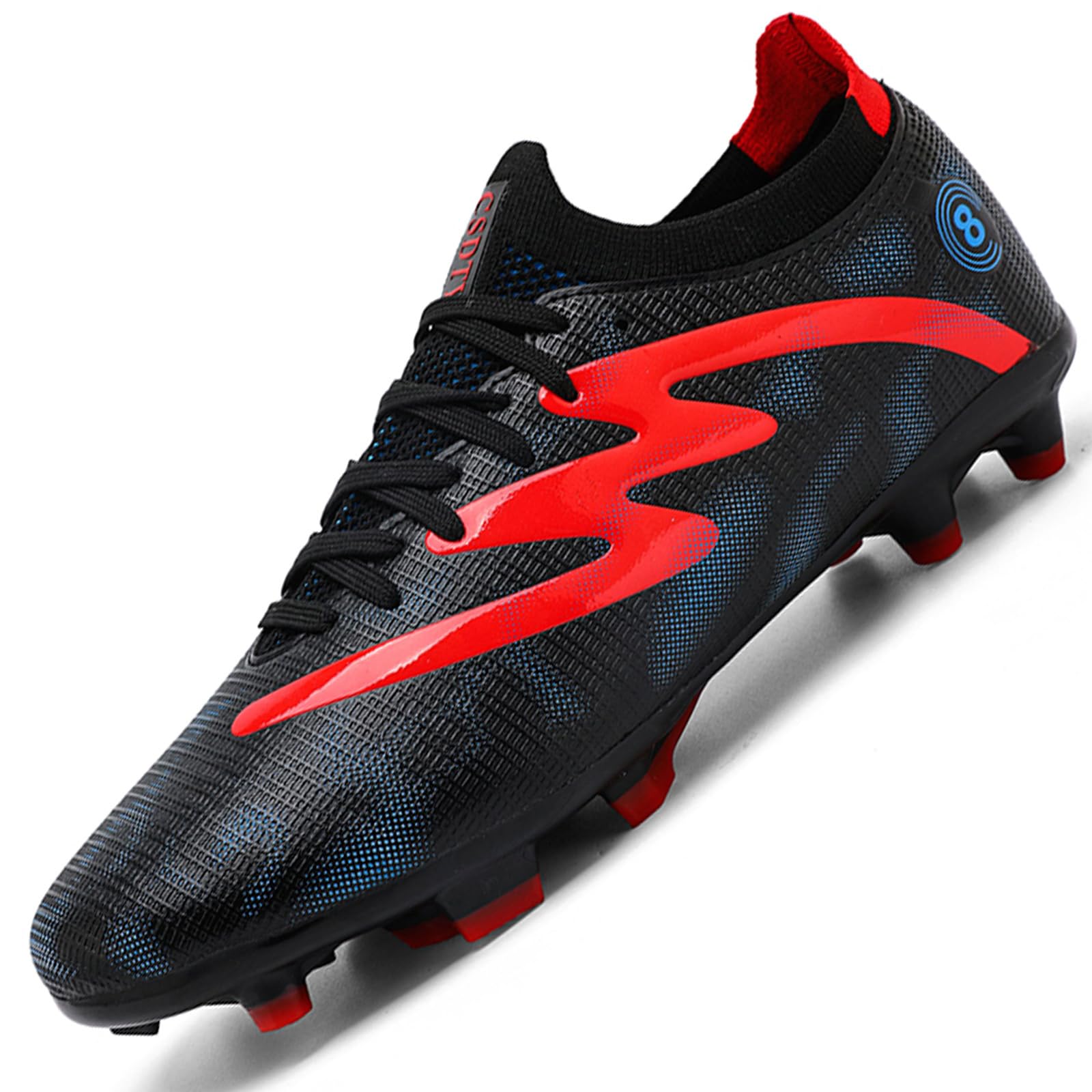 Football Boots Men's Outdoor Professional Training Football Shoes High Top Spikes Kids Teenager Professional Athletics Soccer Shoes Sneakers
