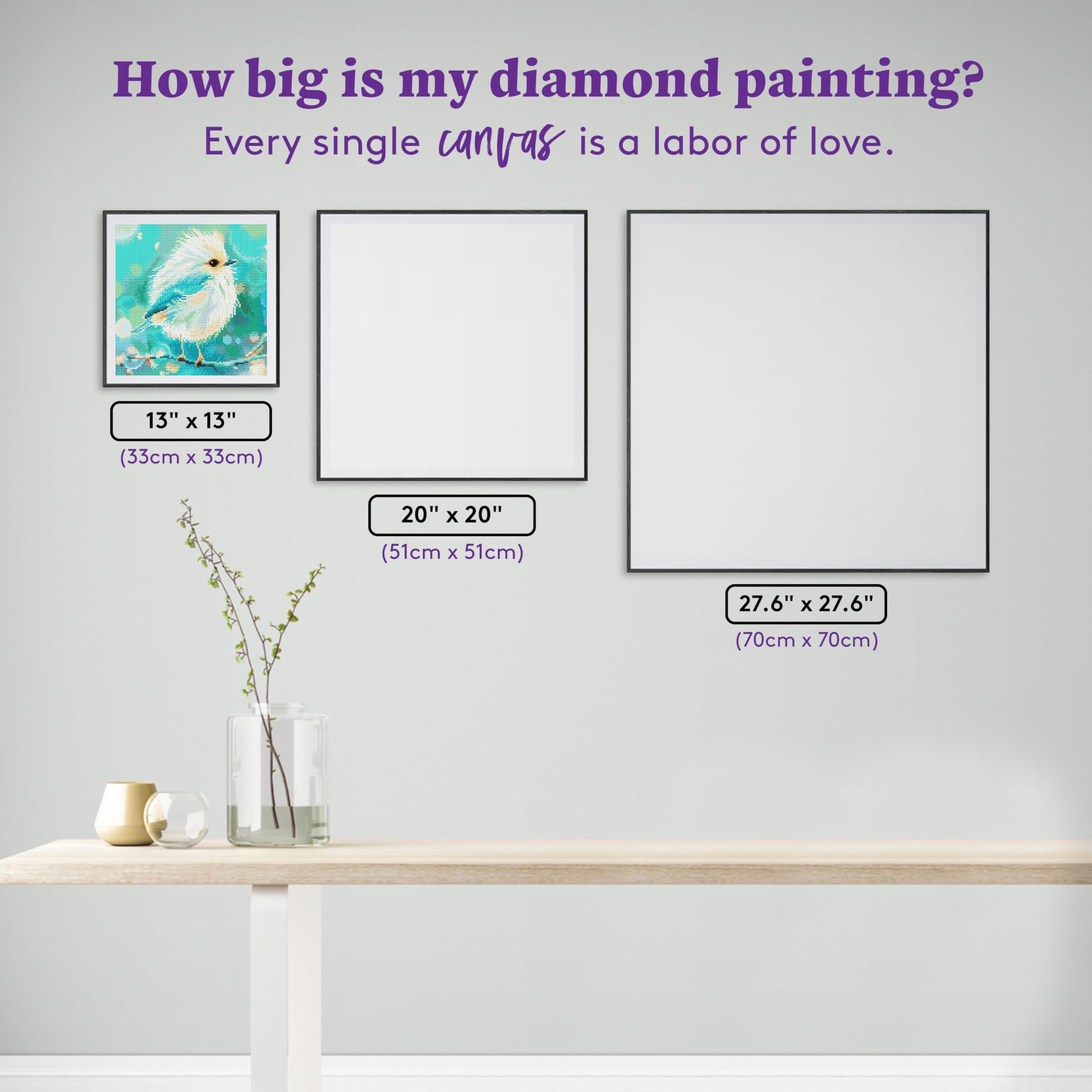 Amazon.com: DIAMOND ART CLUB Good Morning - Bird Diamond Painting