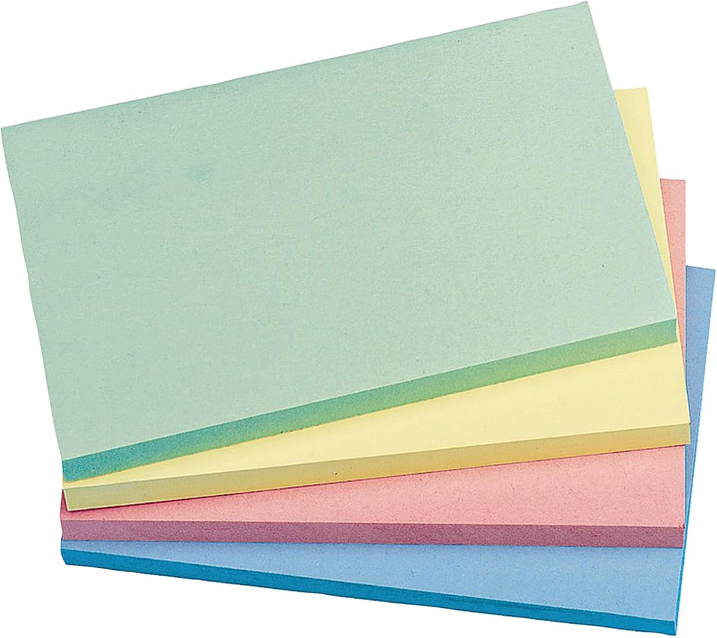 Q-Connect Repositionable Quick Note Pastel Rainbow, 76 x 127 mm KF01349 - Pack of 12