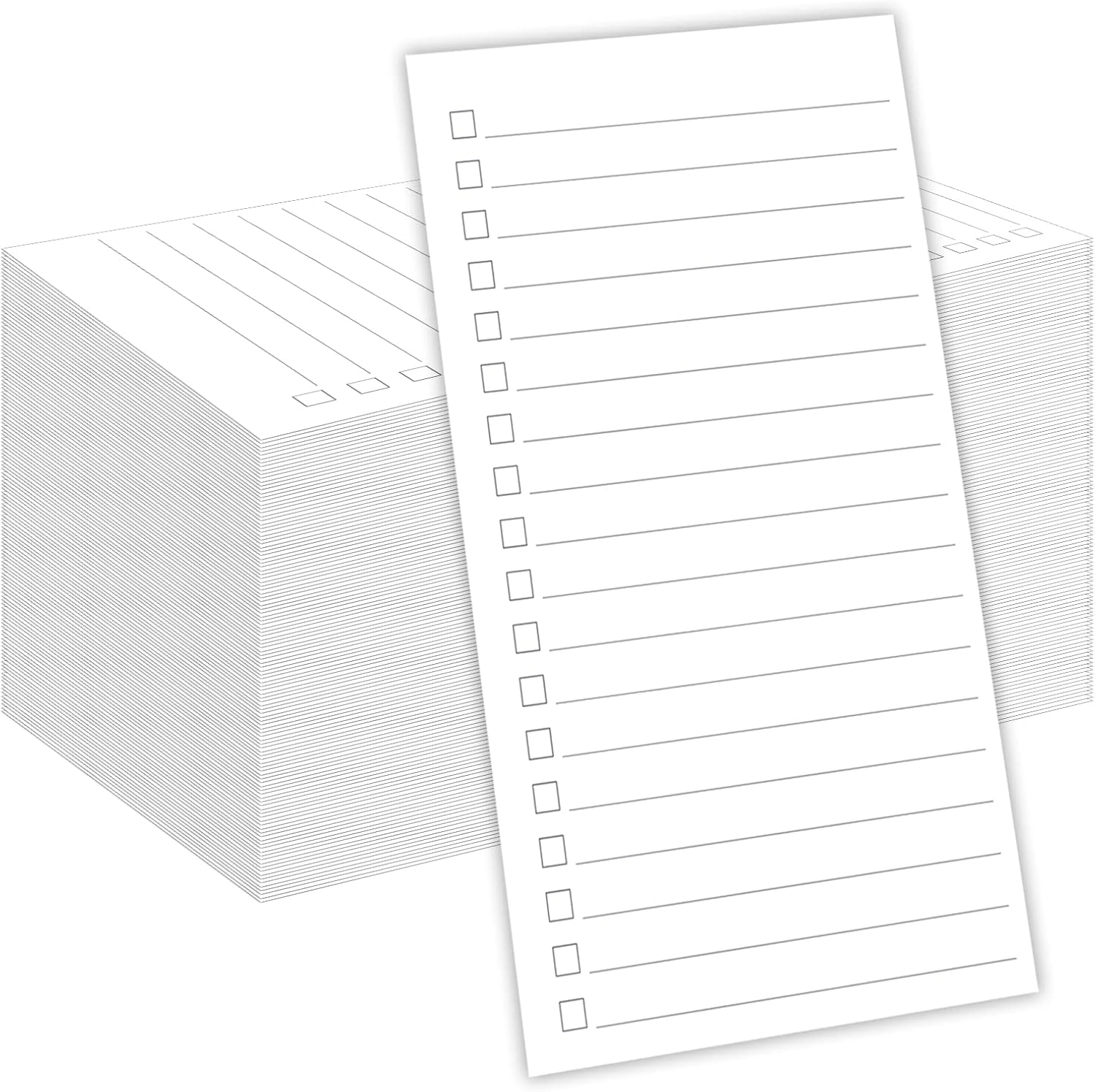 Tecmisse Checklist Cards To Do List Note Cards, 3 x 5 Inch Index Cards