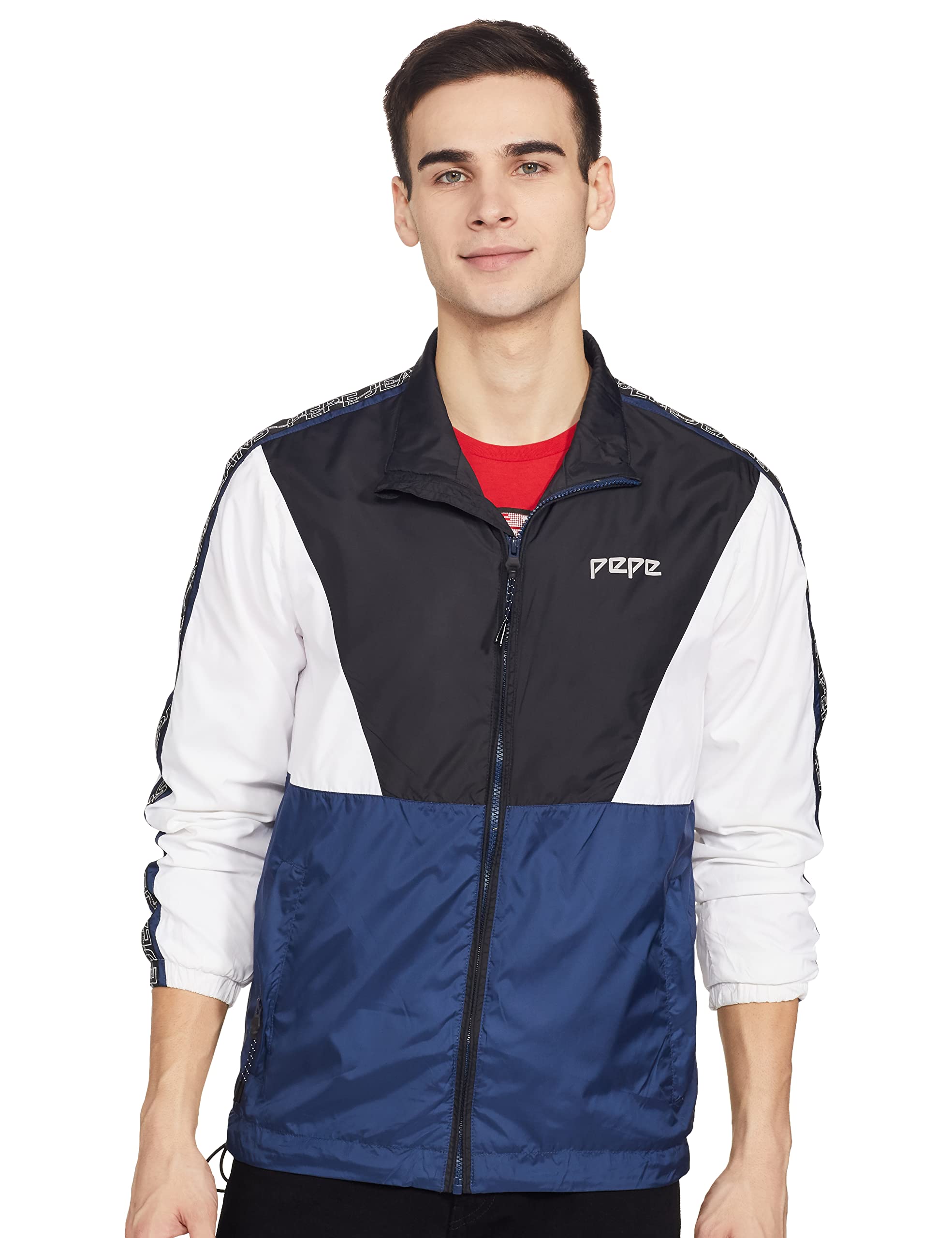 Polyester Men's Wrap Standard Length Coat-image-35