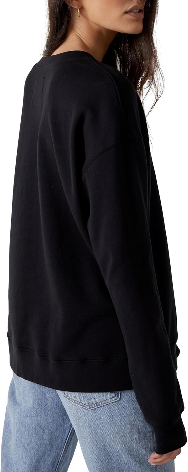 Velvet by Graham & Spencer Womens Abbot Organic Fleece Sweatshirt - Image 2