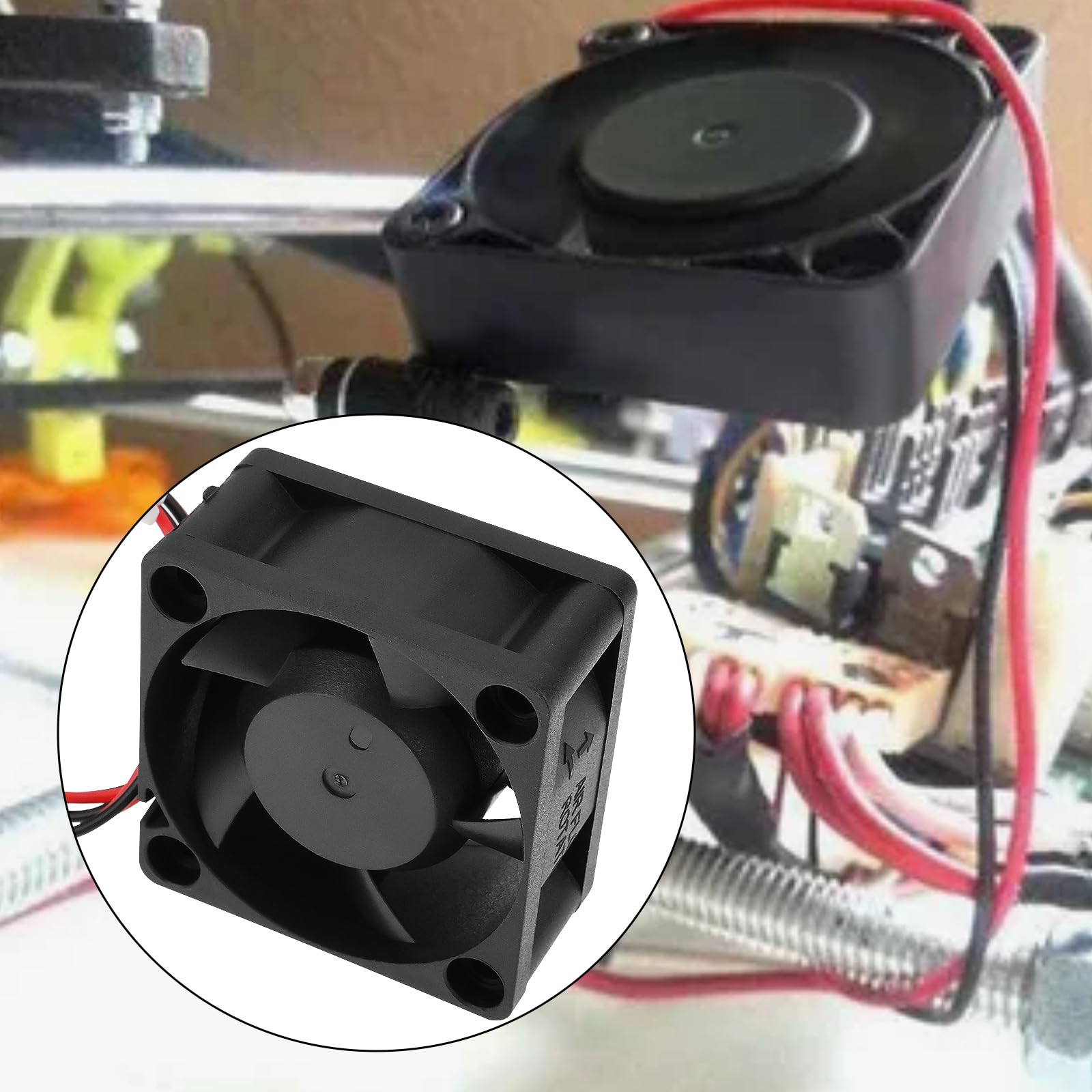 Ventilateurs Sans Balais DC 12V 40x40x20mm - Lot De 2 Pour PC, Imprimante 3D, Laser
