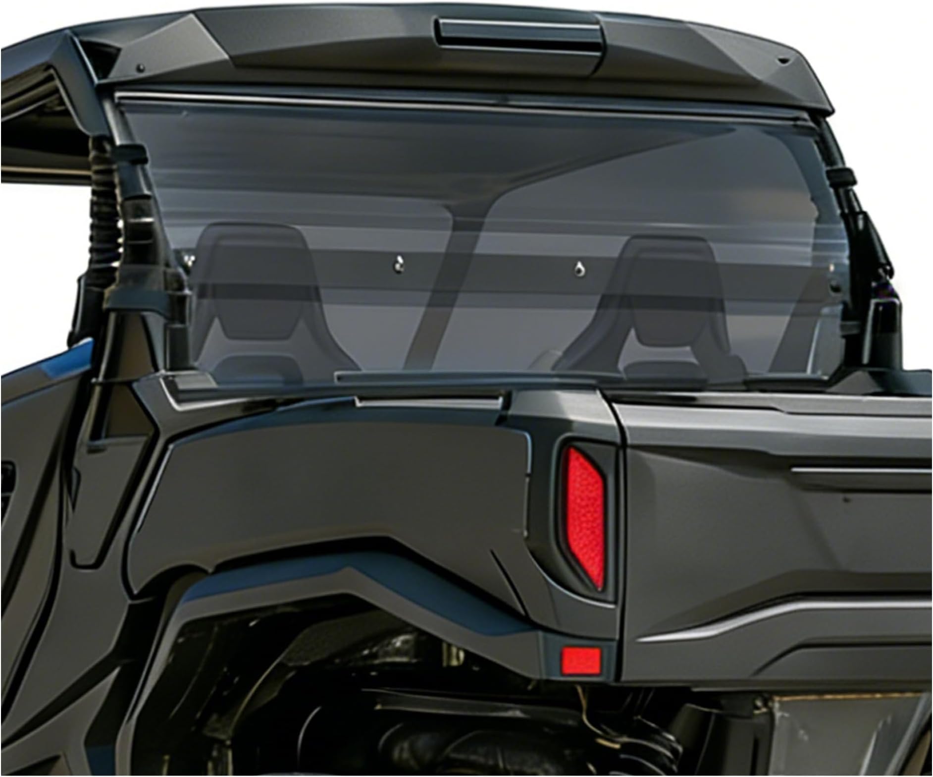 Smoke Rear Windshield Compatible with 2021+ Can-Am Commander Max 1000R DPS/XT/XTP & 2022+ Can-Am Commander 1000R XMR/700 DPS/XT Plastic Rear Back Window