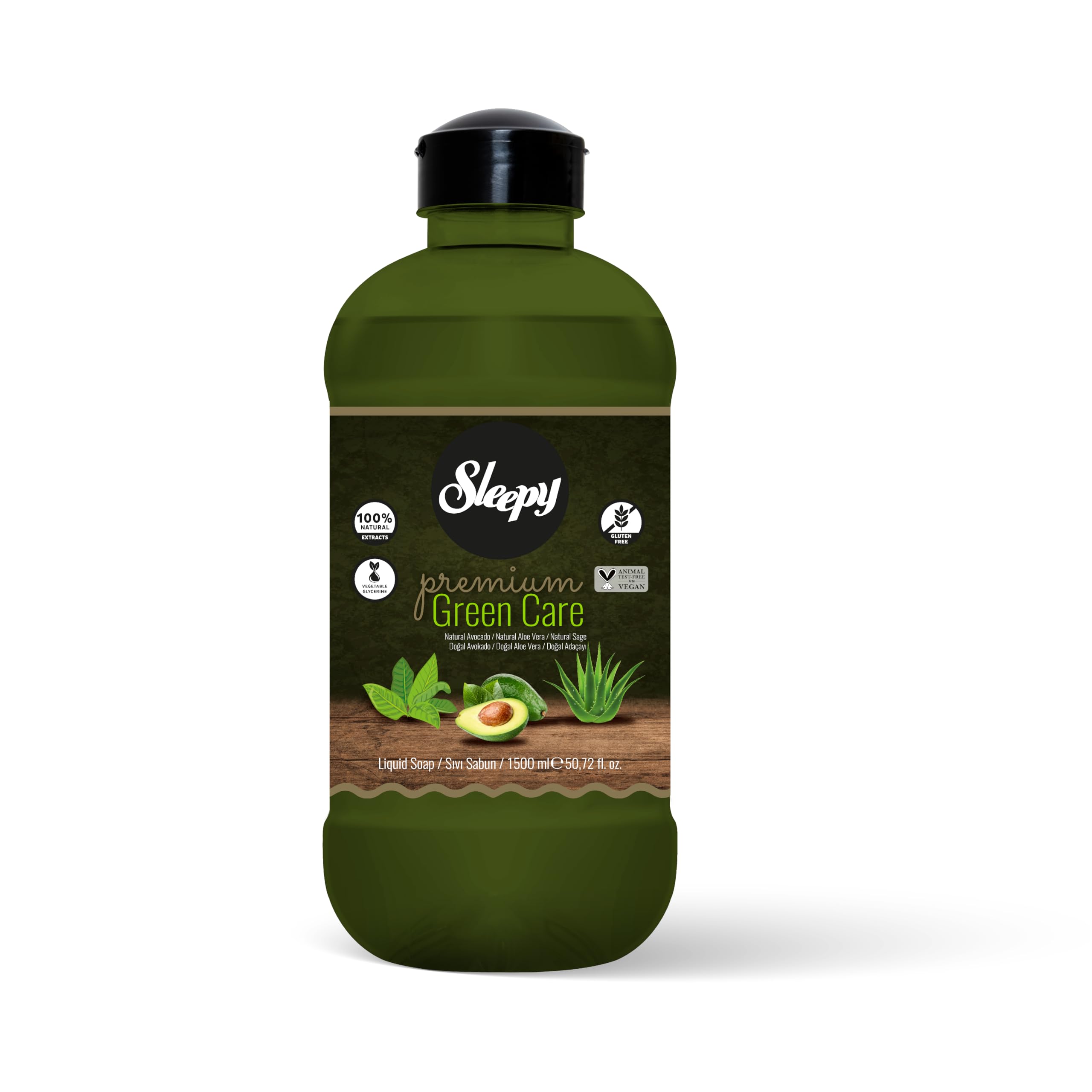 Sleepy Sıvı Sabun Premium Green Care 1500 Ml