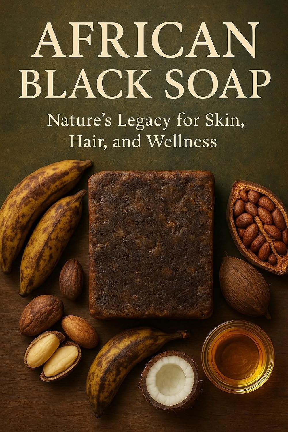 AFRICAN BLACK SOAP: Nature’s Legacy for Skin, Hair, and Wellness: Honoring Africa’s Ancient Wisdom for Modern Natural Beauty