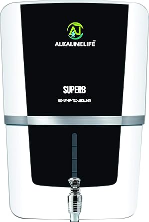Alkaline Life SUPERB RO UV UF TDS ALKALINE AA 12 liters immunity booster water purifier (pH Balance Negative ORP Antibacterial)