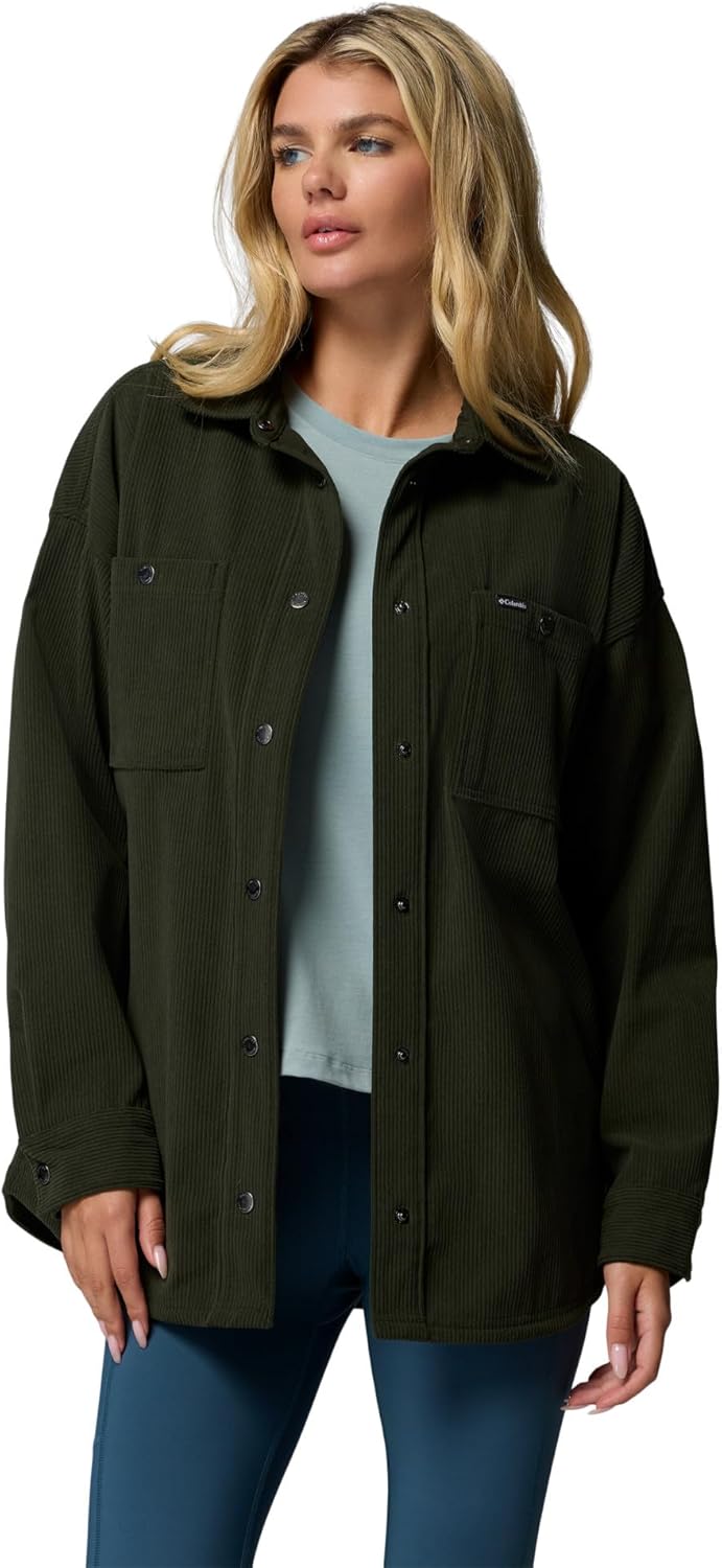 Columbia Women's Blue Point Creek Corduroy Shirt Jacket