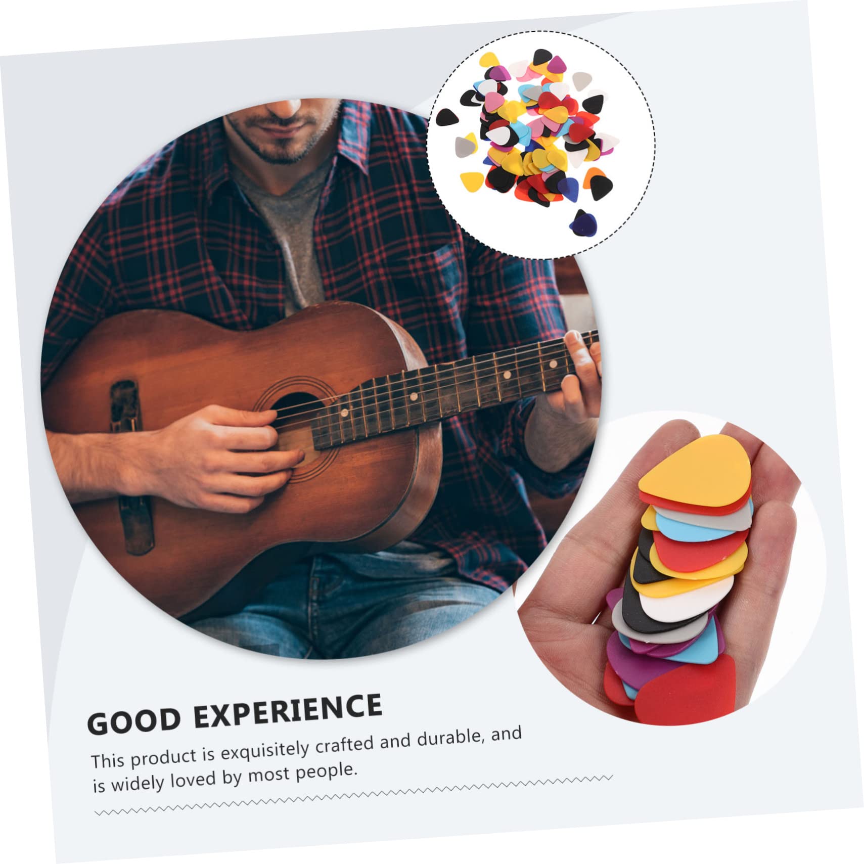 TOYANDONA 600stücke Gitarren-picks Leicht Und Langlebig Verschiedene Stärken Für Akustik Gitarre Ukulele Und Bass Zubehör Für Gitarristen