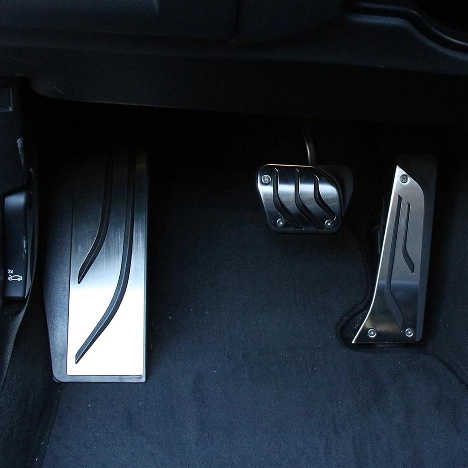 BMW 5er G30 G31 Edelstahl Pedale - Rutschfeste Pedalabdeckung Für Automatik & Schaltung