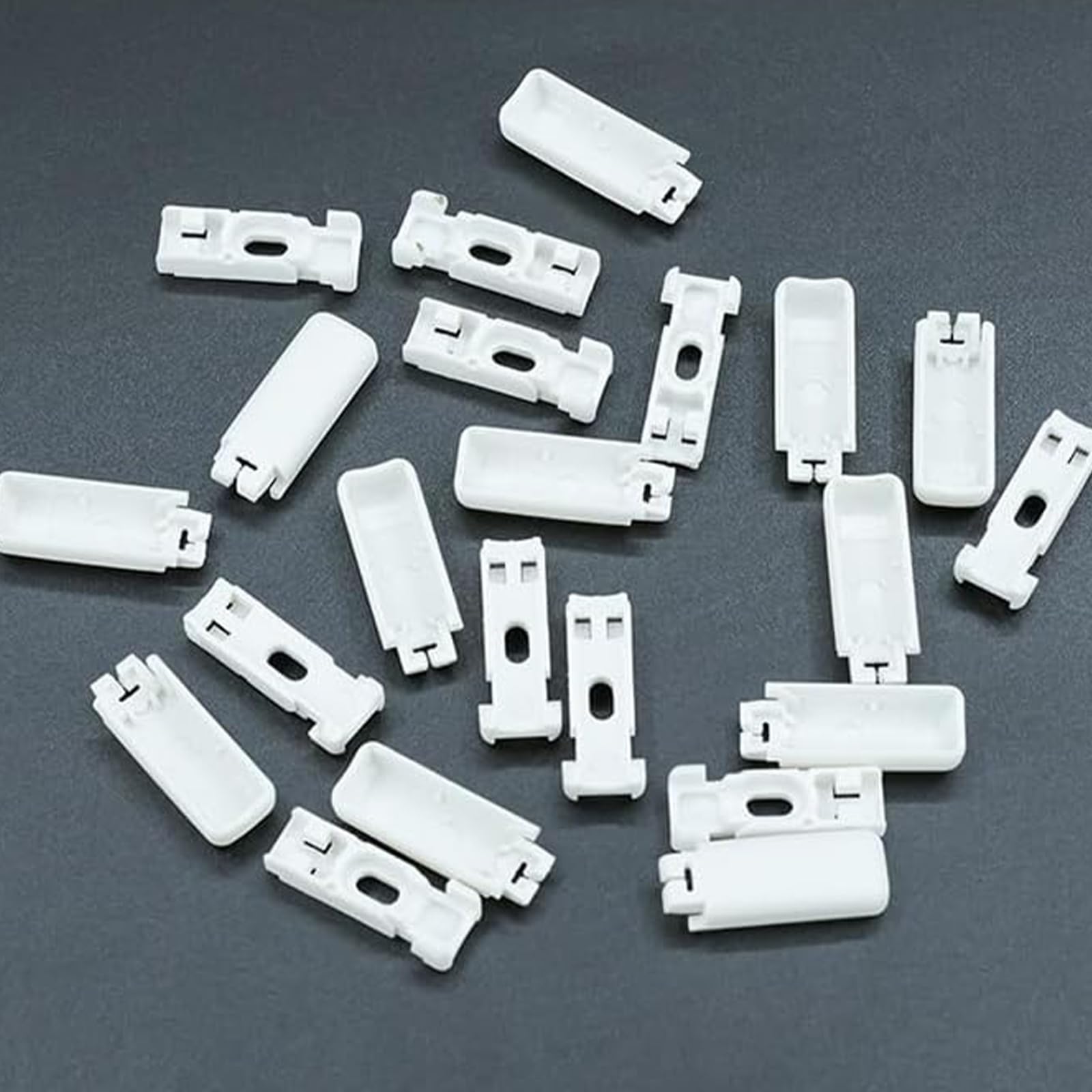 32 pezzi di ricambio plissettato, per supporti adesivi e piastre adesive anteriori Stick&Fix (bianco