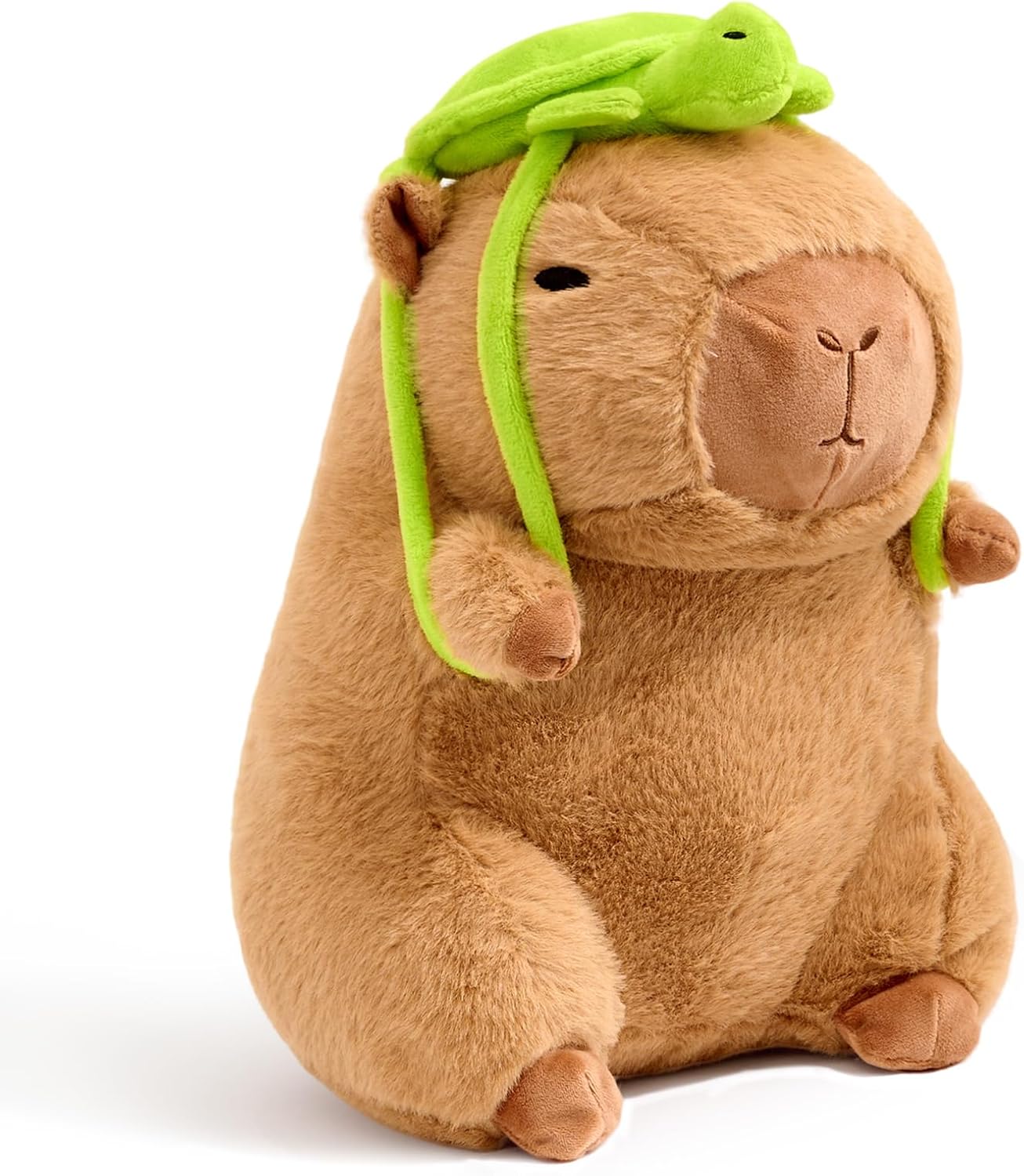 9 inch Capybara Plush,Capybara Stuffed Animals with Turtle Backpack Capibaras Peluches Perfect Plush Gift for Kids Adults (9 Inch)