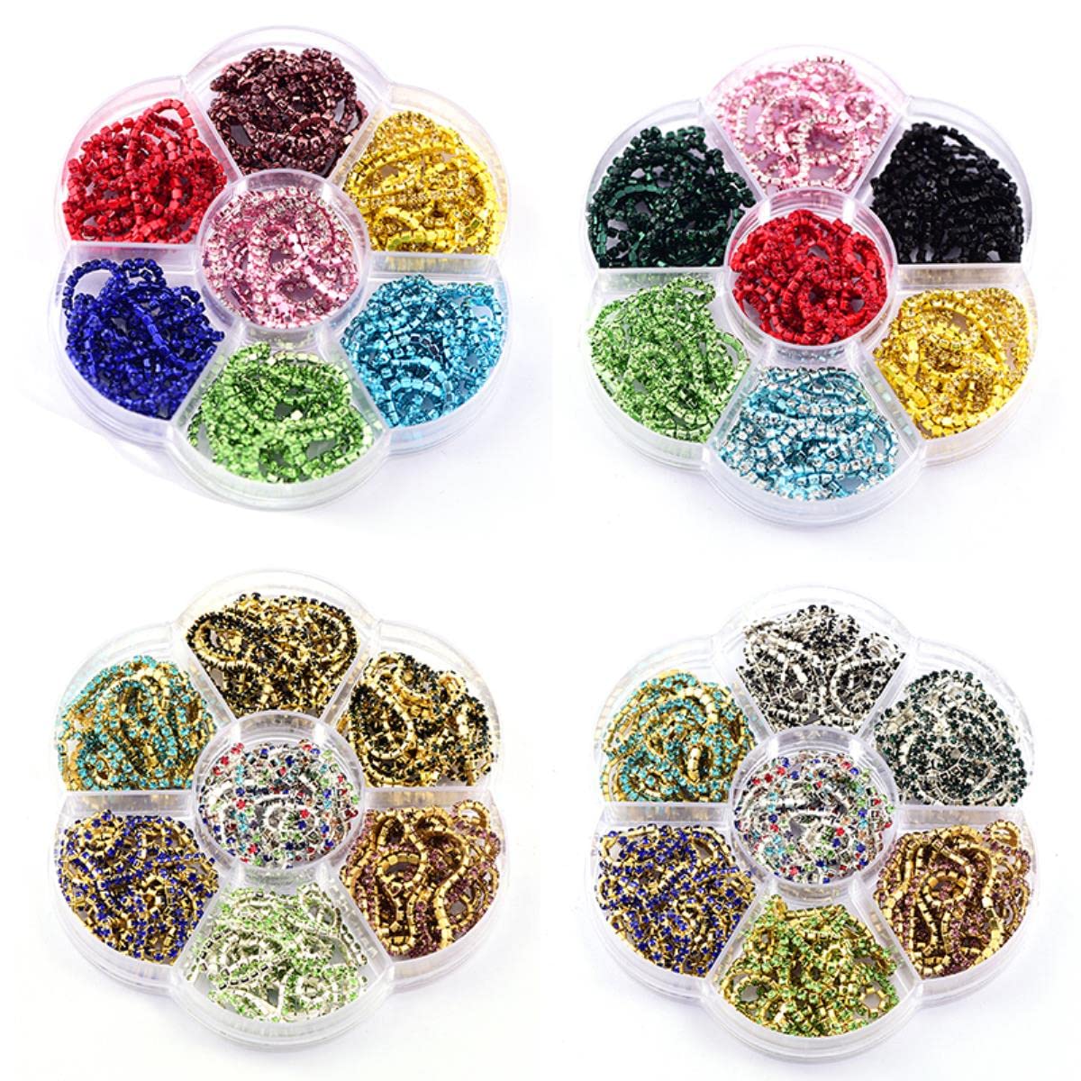 LetCart Boîte à bijoux à charnière en forme de chat avec strass étincelants, décoration de chat