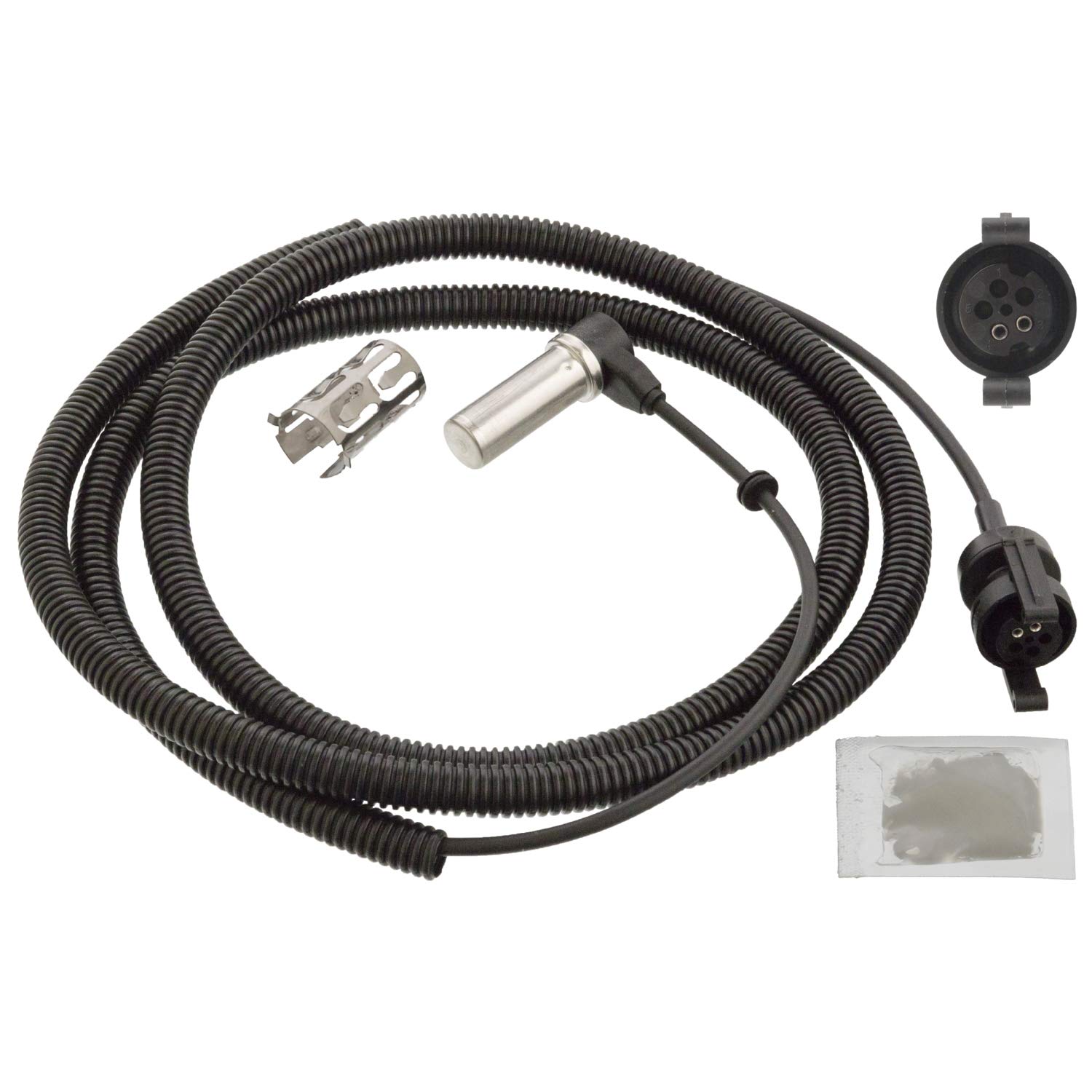 Febi bilstein 106405 - Sensore ABS con manicotto e grasso, 1 pezzo