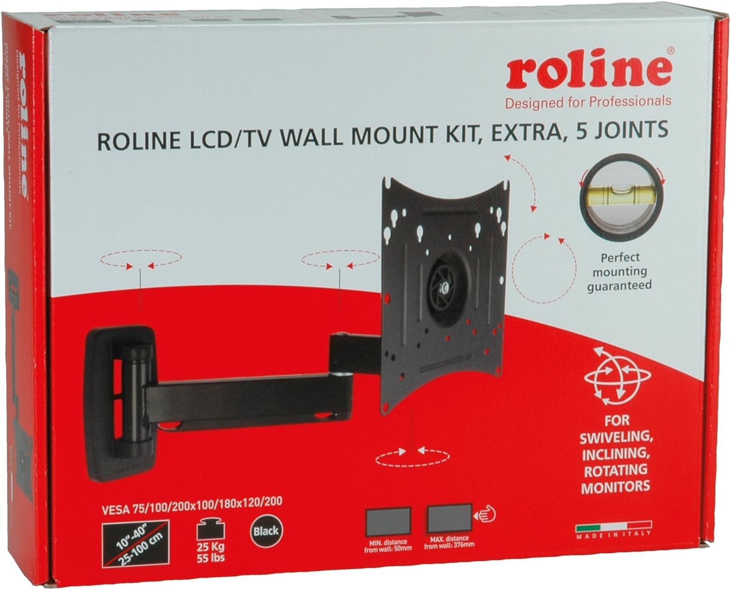 ROLINE LCD/TV Wall Mount Extra Long 5 Pivot Points