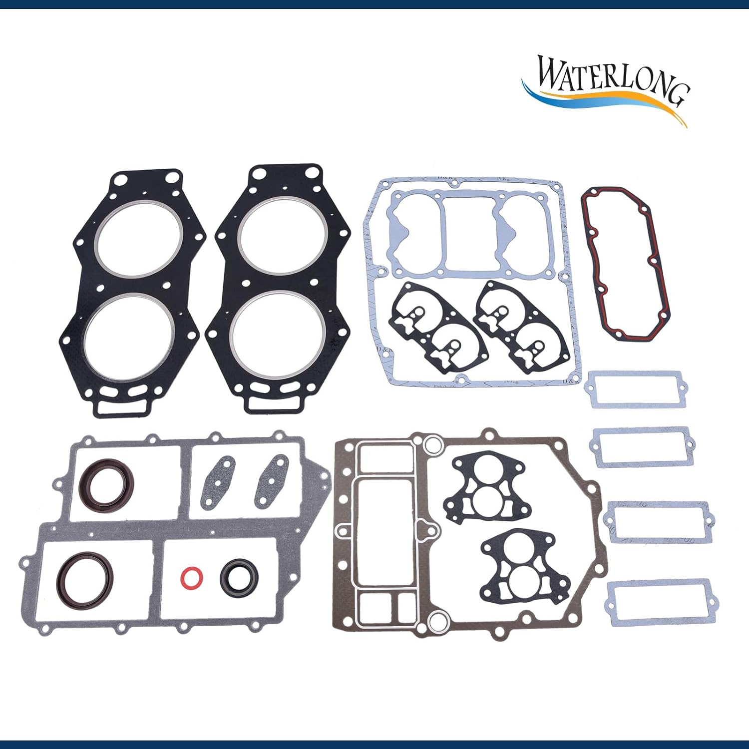 6E5-W0001-A1 Power Head Gasket Kit Replace for Yamaha Outboard 100HP 115HP 130HP 2 Stroke