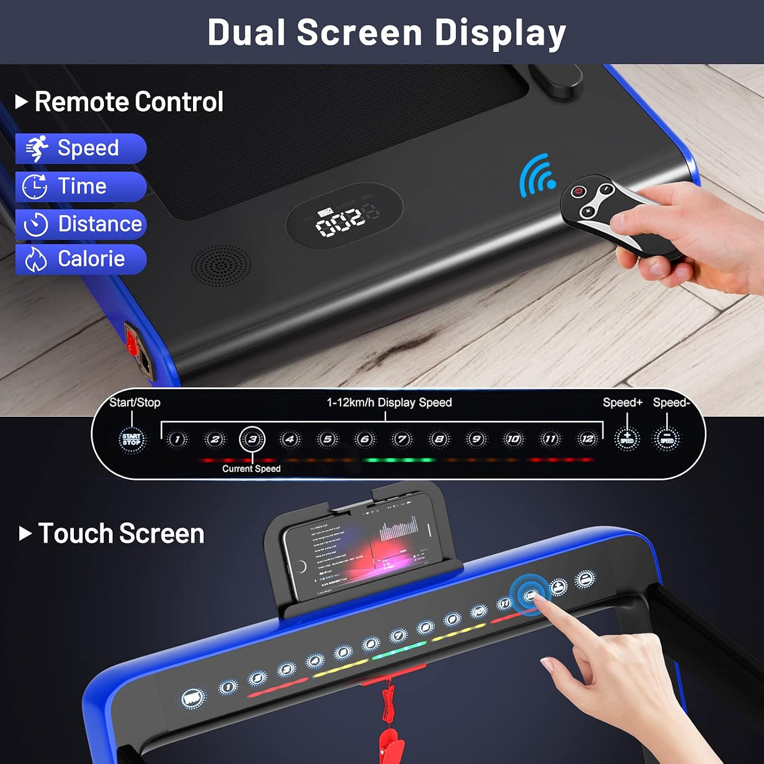 Dual Screen Display and Remote Control