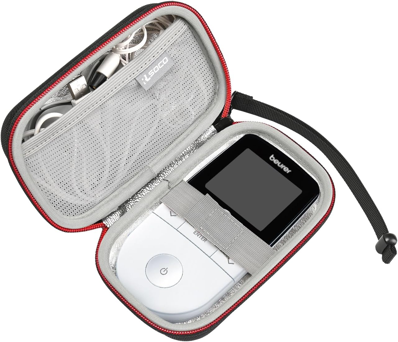 caseroxx Housse de Protection pour appareils TENS/EMS/EMS/EM Compatible avec Beurer EM 49 / EM 59, Sac de Rangement Appareil de Massage caseroxx Housse de Protection pour appareils TENS/EMS/EMS/EM Compatible avec Beurer EM 49 / EM 59, Sac de Rangement Appareil de Massage
