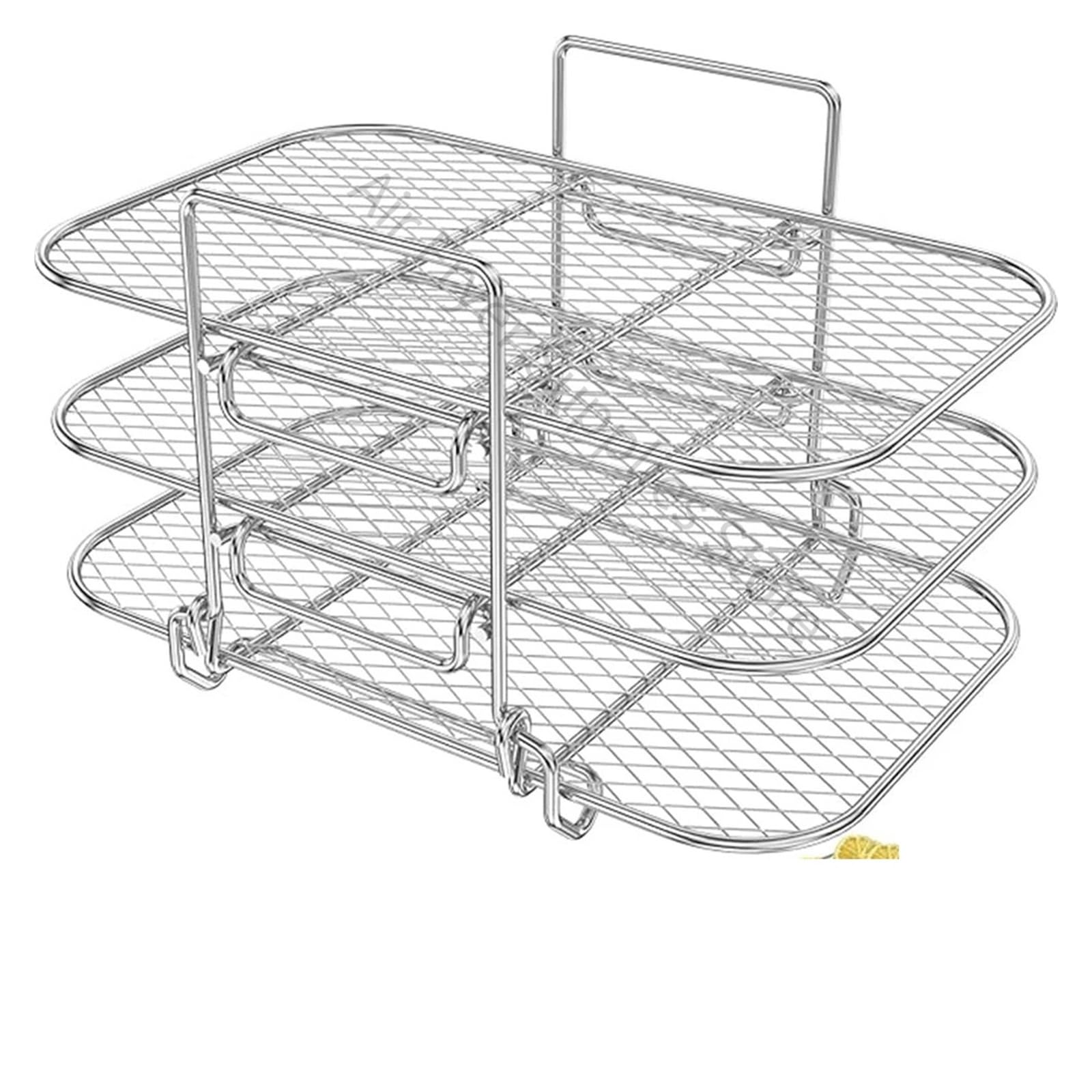 Rack Friteuse Ad Aria 3 Strati Doppio Cestello Compatibile Con Ninja