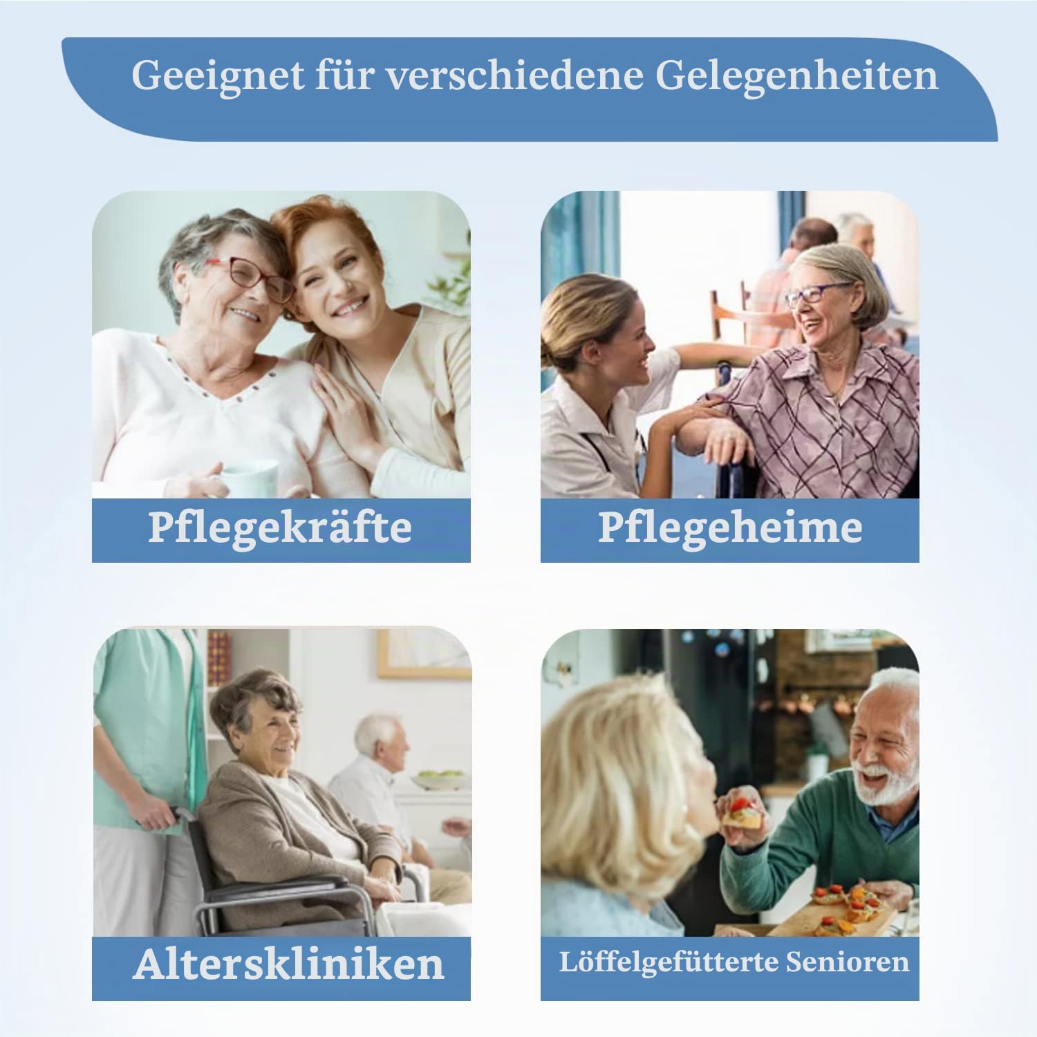 3er-Pack Lätzchen für Erwachsene mit Auffangbehälter, waschbar und verstellbar, Erwachsenen-Lätzchen für Frauen, ältere Menschen, Senioren, Lätzchen zum Essen