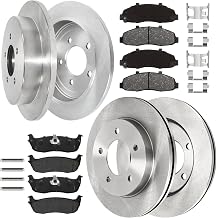 AUTOCLUB Brake Kit Front 12.13" and Rear 13.15" Compatible with Ford F-150