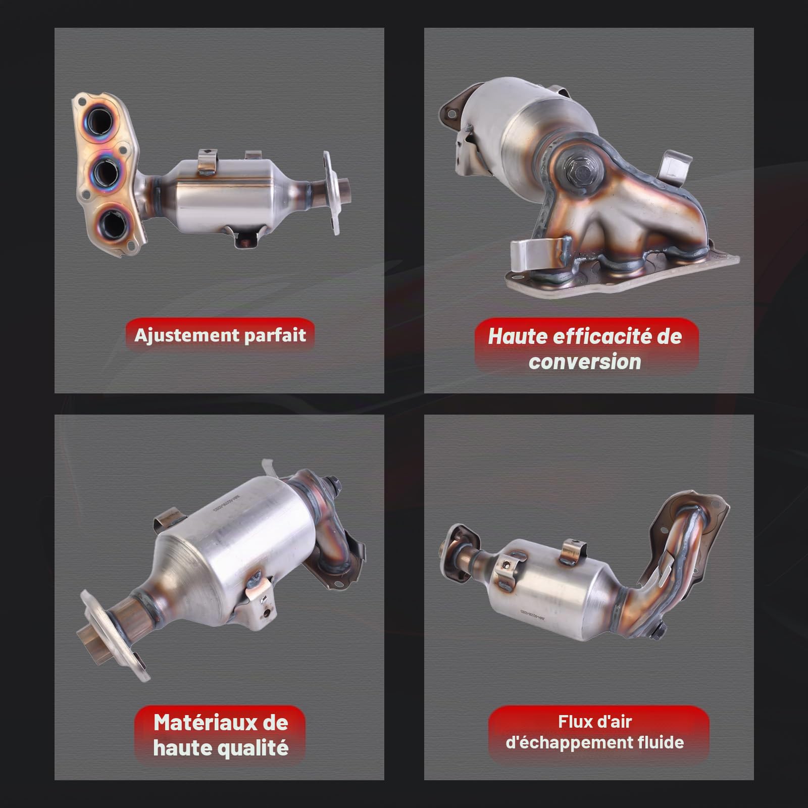 Catalyseurs pour voiture avec kit de montage pour C1 I 107 1.0 Aygo AB10 2005-2014 Accessoires auto Pièce n° 0342L5 BM91263H 0342.K3 0342.K8 0342.K0