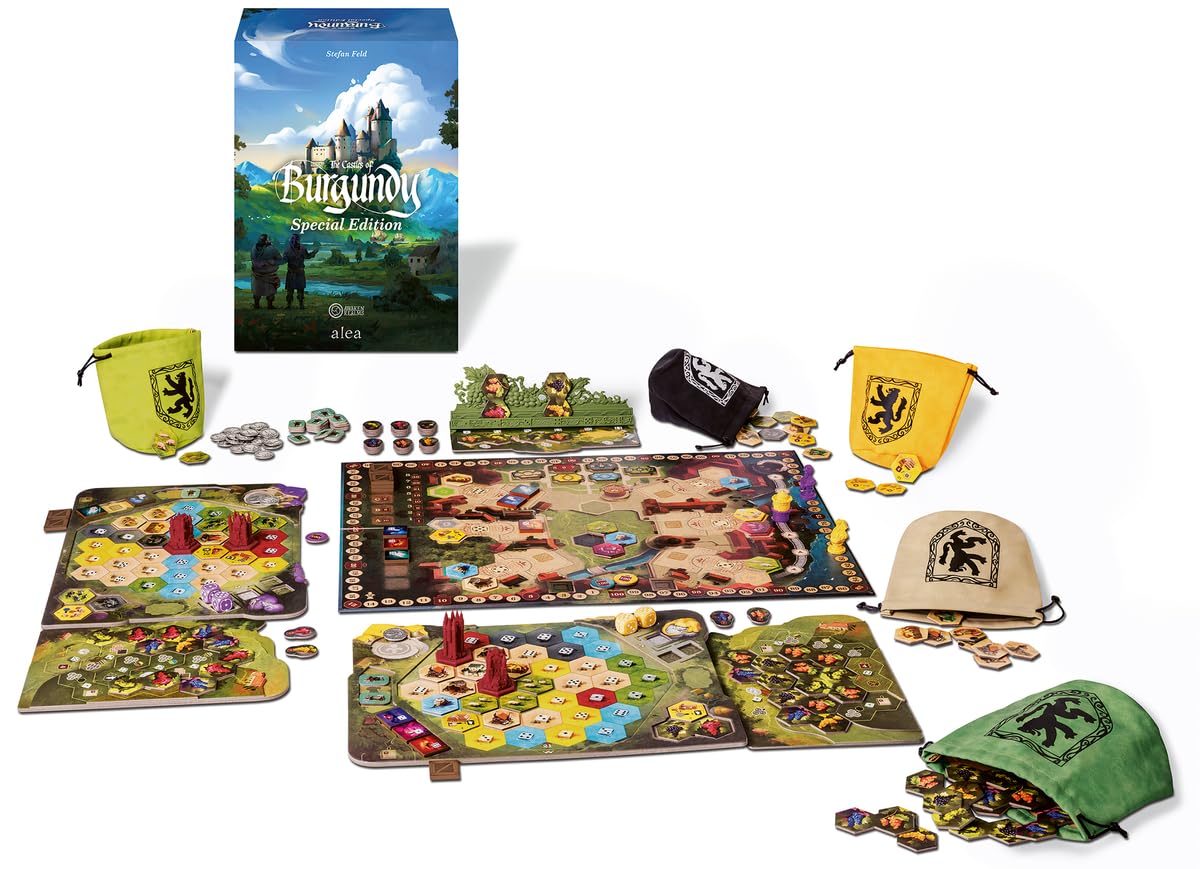 Ravensburger - Alea The Castles of Burgundy Deluxe Edition Awaken Realms, Juegos de Estrategia, 1-4 Jugadores, 14+ Años
