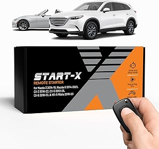 Start-X Remote Starter Kit for Mazda 3 (2014-18), 6 (2014-21), CX-3 (2016-22), CX-5 (2013-25), CX-9 (2016-23),...