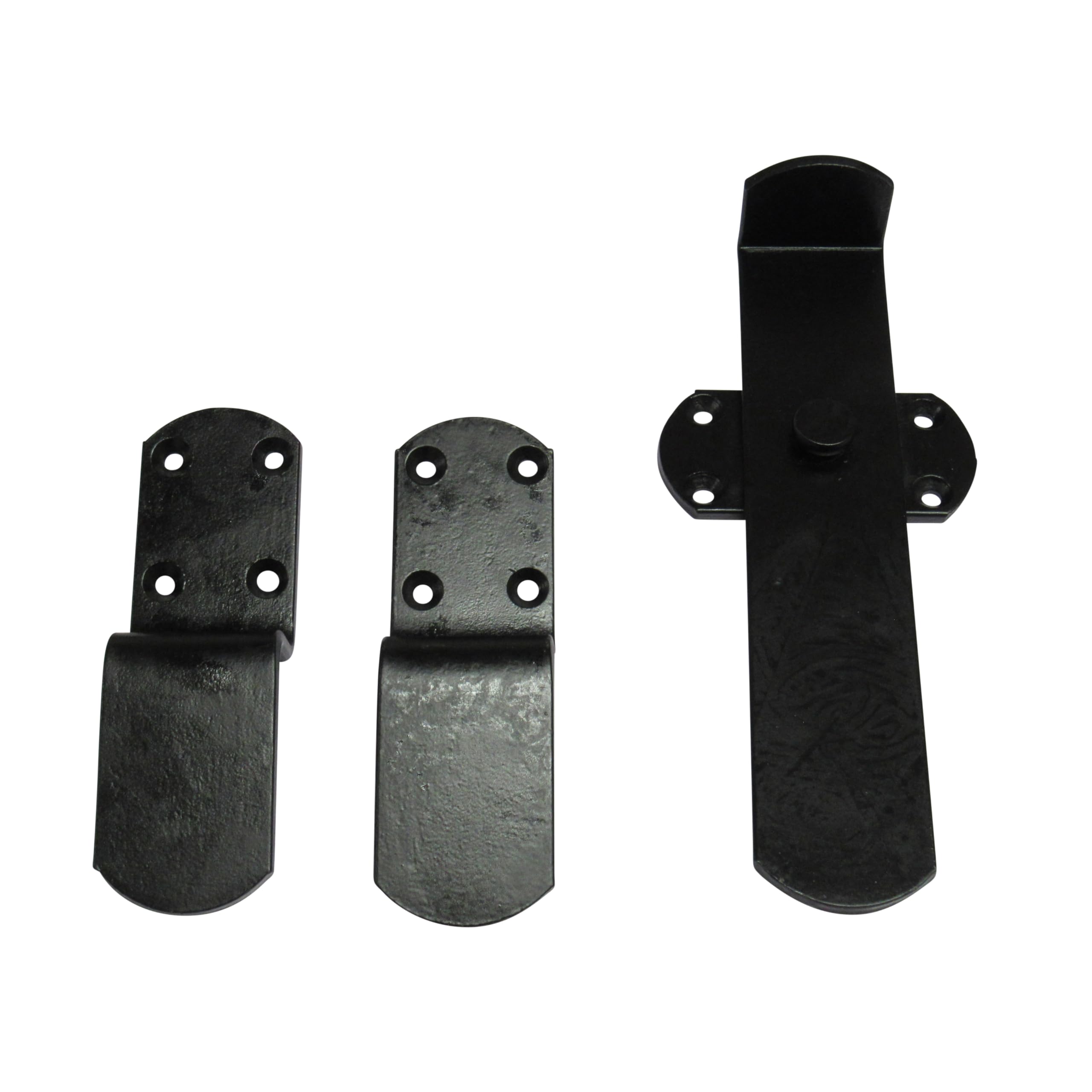 Heavy Duty Kick Over Latch (Choice of Colour Stable Door Kickover Catch Gate Lock) (Black)