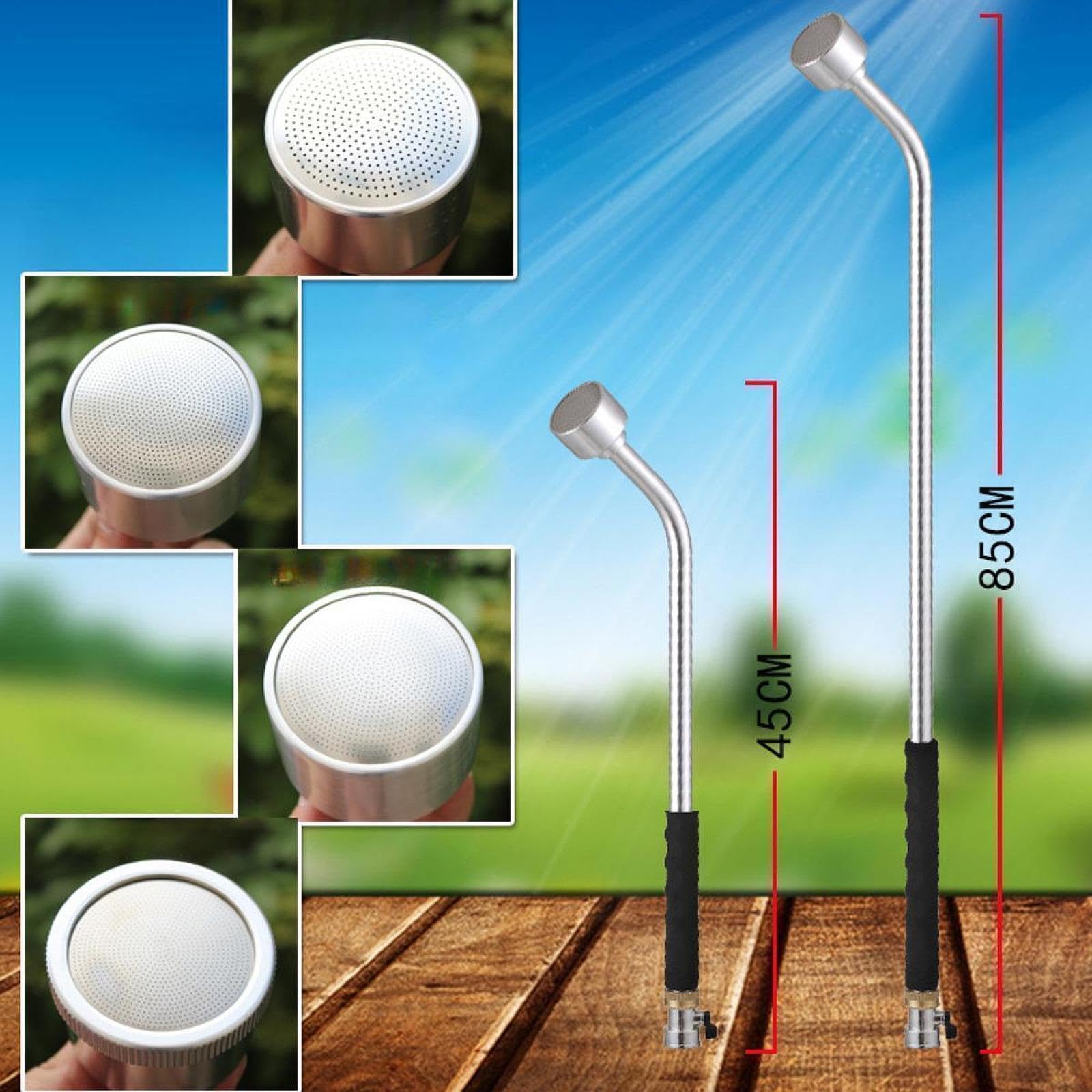 Irrigatori da giardino Soluzione per,400 maglie,33 pollici | facilmente spazi verdi sani Altamente efficiente per l'irrigazione delle piante Irrigatori per piante Tubo da giardino