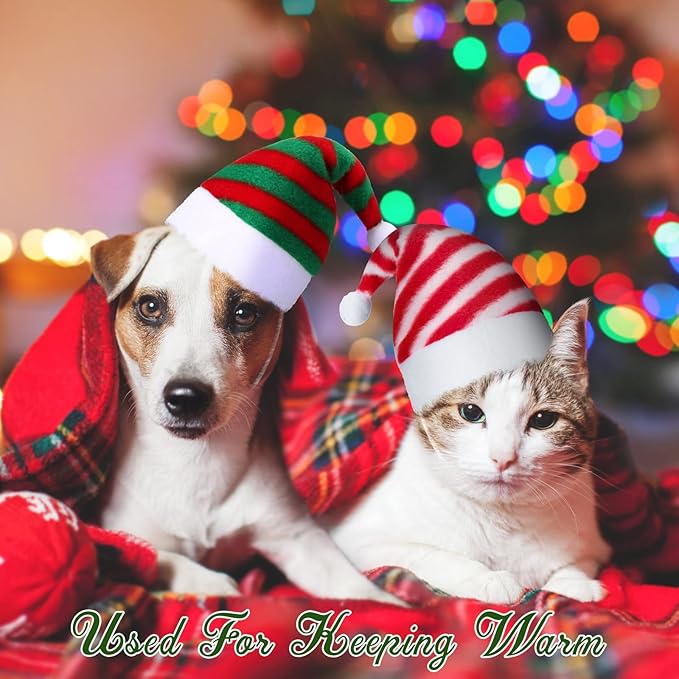 Gorros de Navidad para Perros Pequeños y Gatos - 8 Piezas miniatura 4