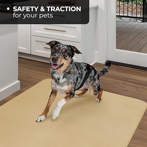 Miniatura 6 de House, Home and More Alfombra antideslizante para interiores, color marrón camello - 3 pies x 3 pies