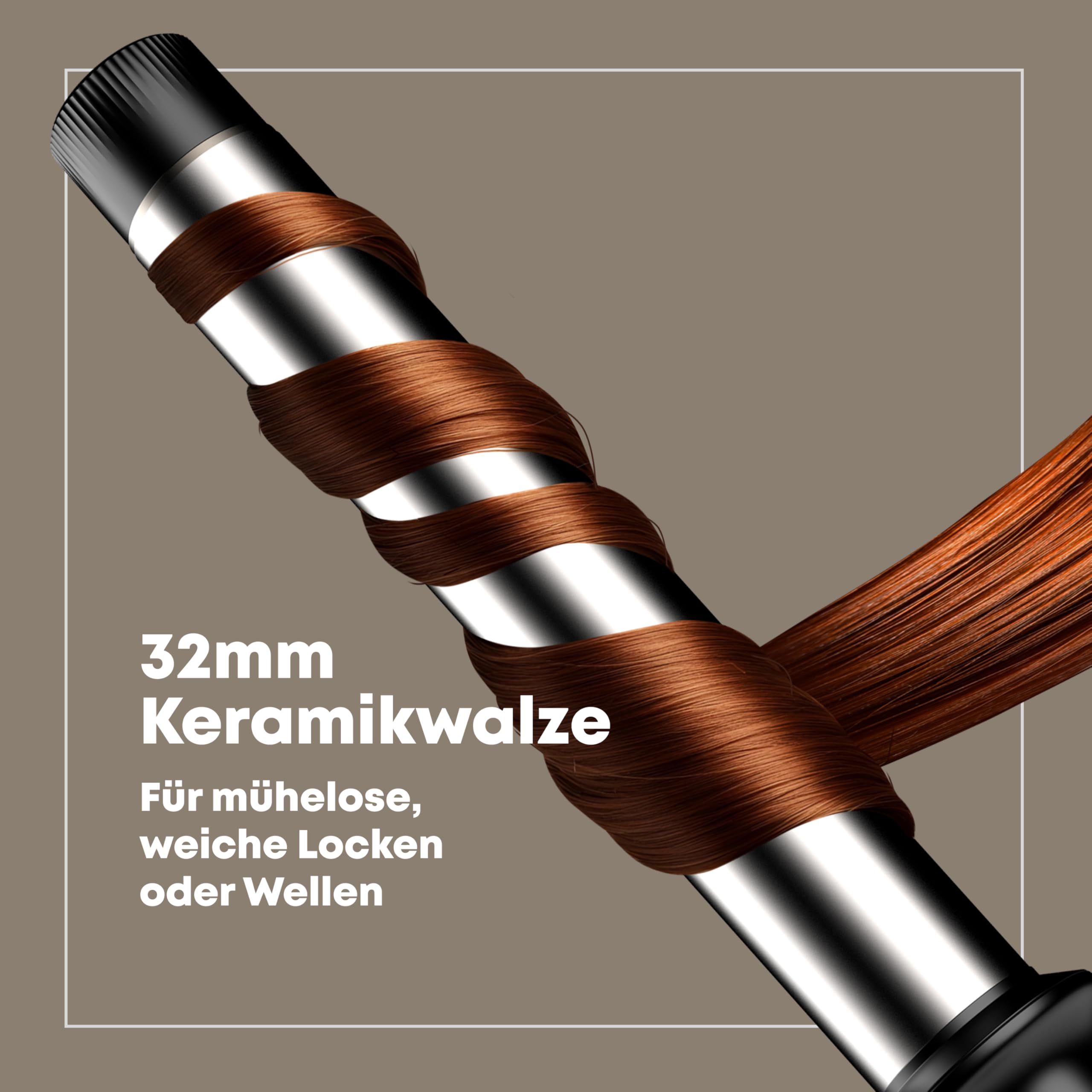 REVAMP Effortless Curls Lockenstab 32 mm Extra Lang - ohne Klemme