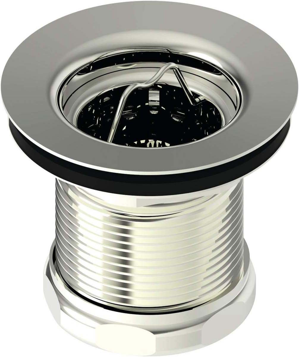 Brasstech 130/15 JR. Basket Strainer Polished Nickel Faucets