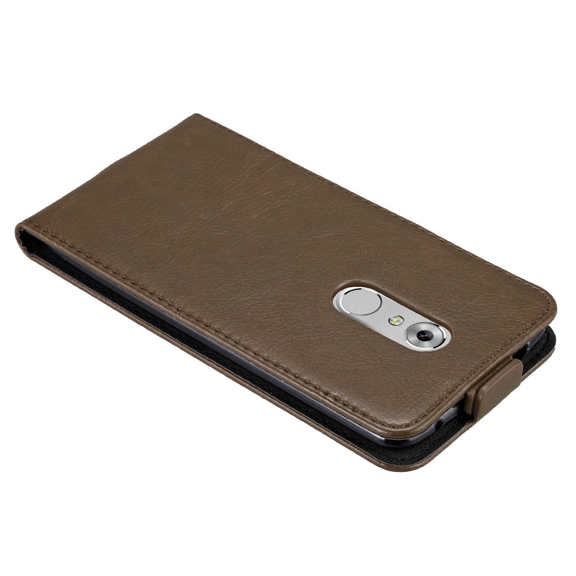 Cadorabo Custodia per ZTE BLADE V7 in BRUNO CAFFÈ - Protezione in Stile
