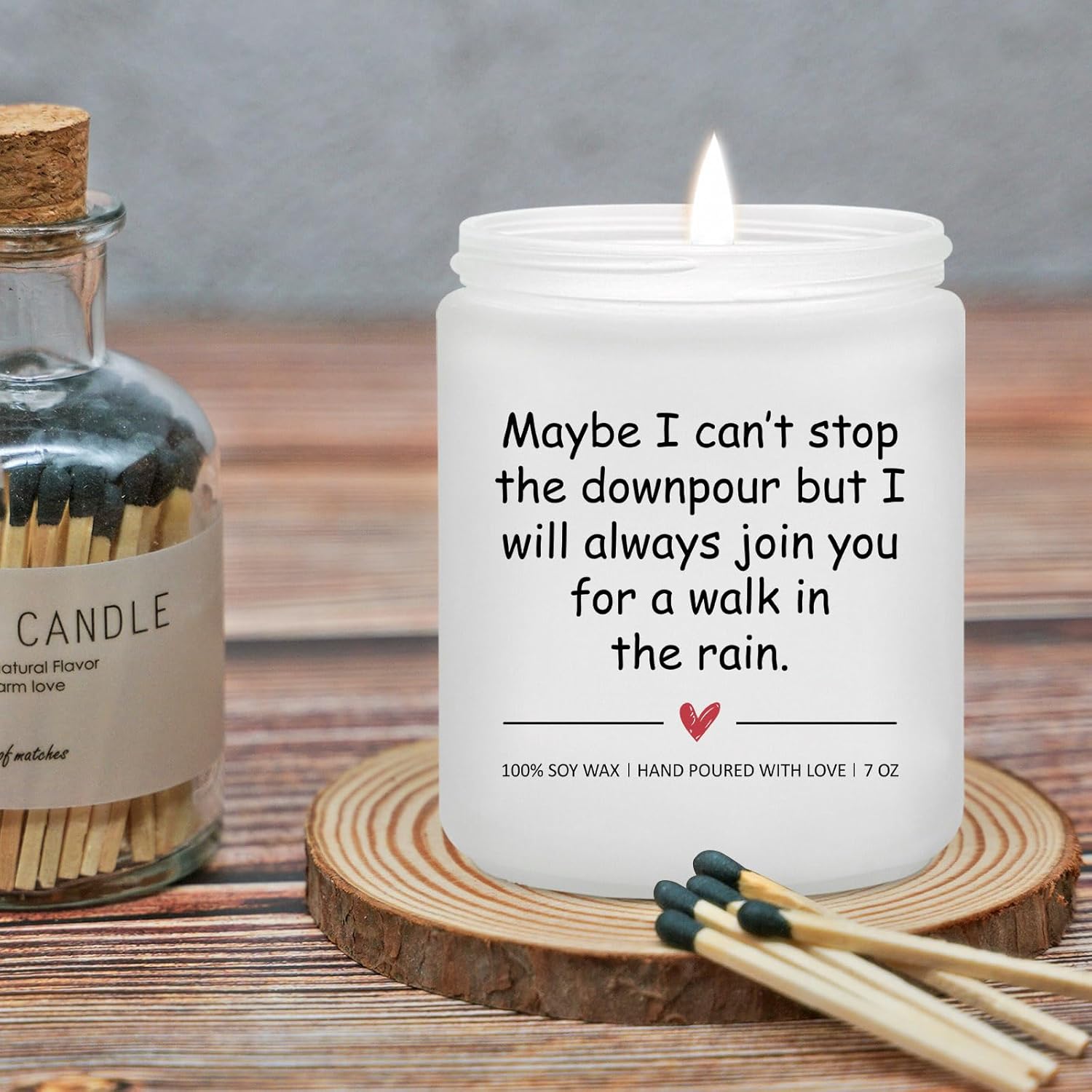 Thinking of You Gifts for Women, Get Well Inspirational Friendship Gifts for Friends Bestie, Sympathy Bereavement Thoughtful Gift for Best Friend - 7 Oz Lavender Candle - Image 7