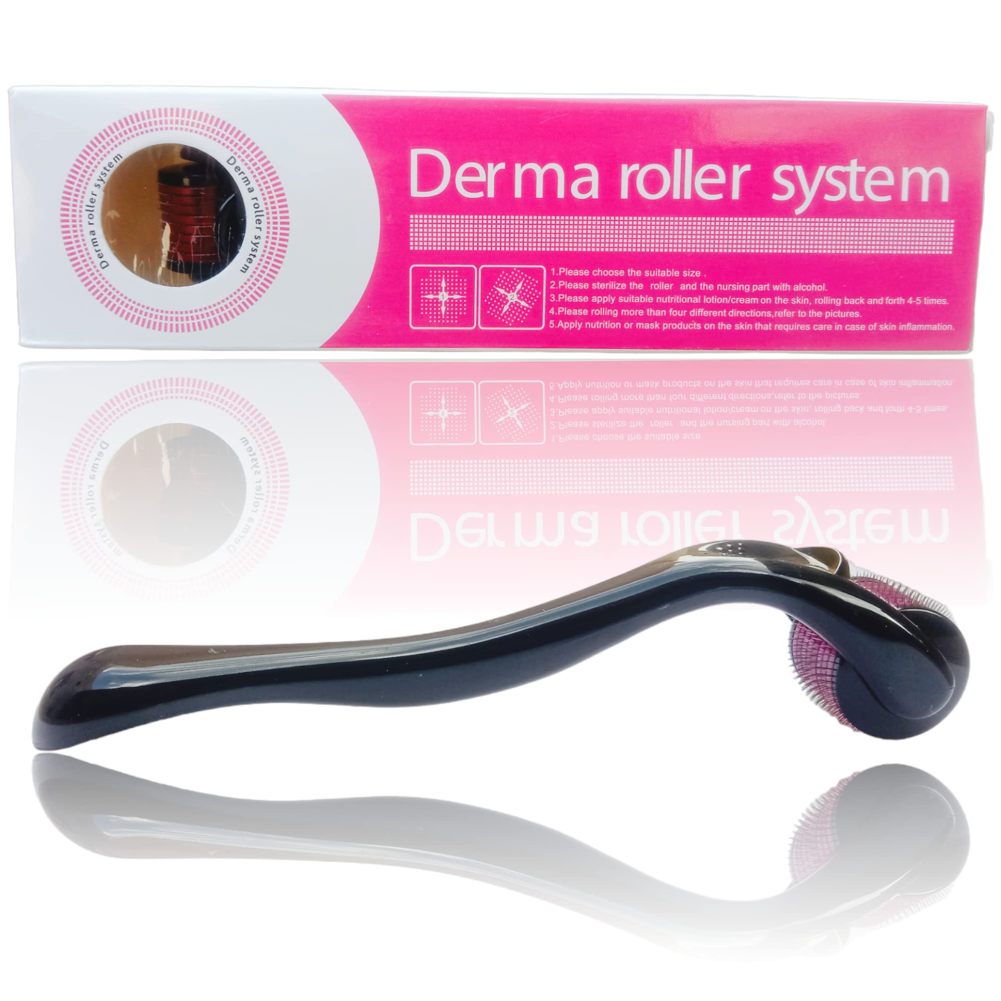 Roller 1.5mm With 540 Titanium Needles | Suitable for Anti-aging | Open Pores | Acne Scars | Hair & Beard Growth | Skin Care | Women and Men-image-31