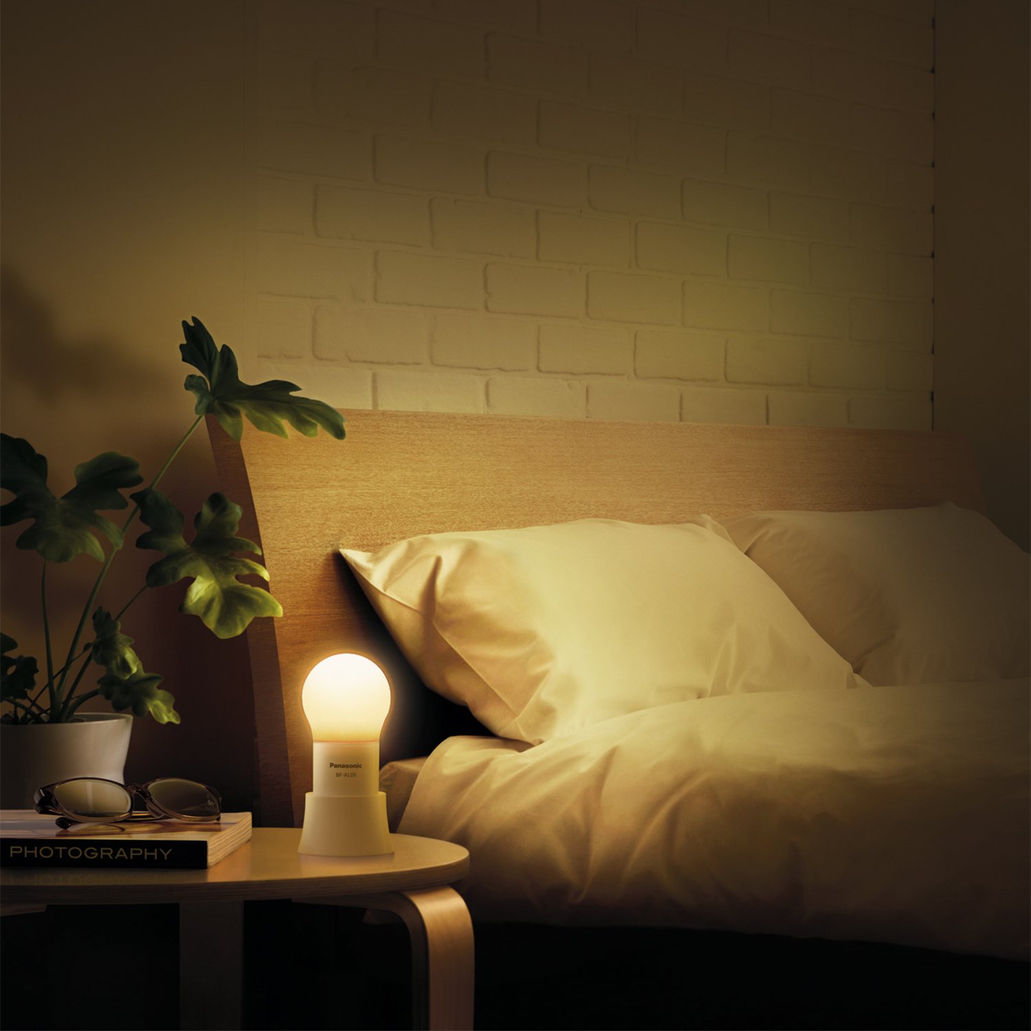 Amazon | パナソニック LEDランタン 乾電池エボルタ付き BF-AL05K-W