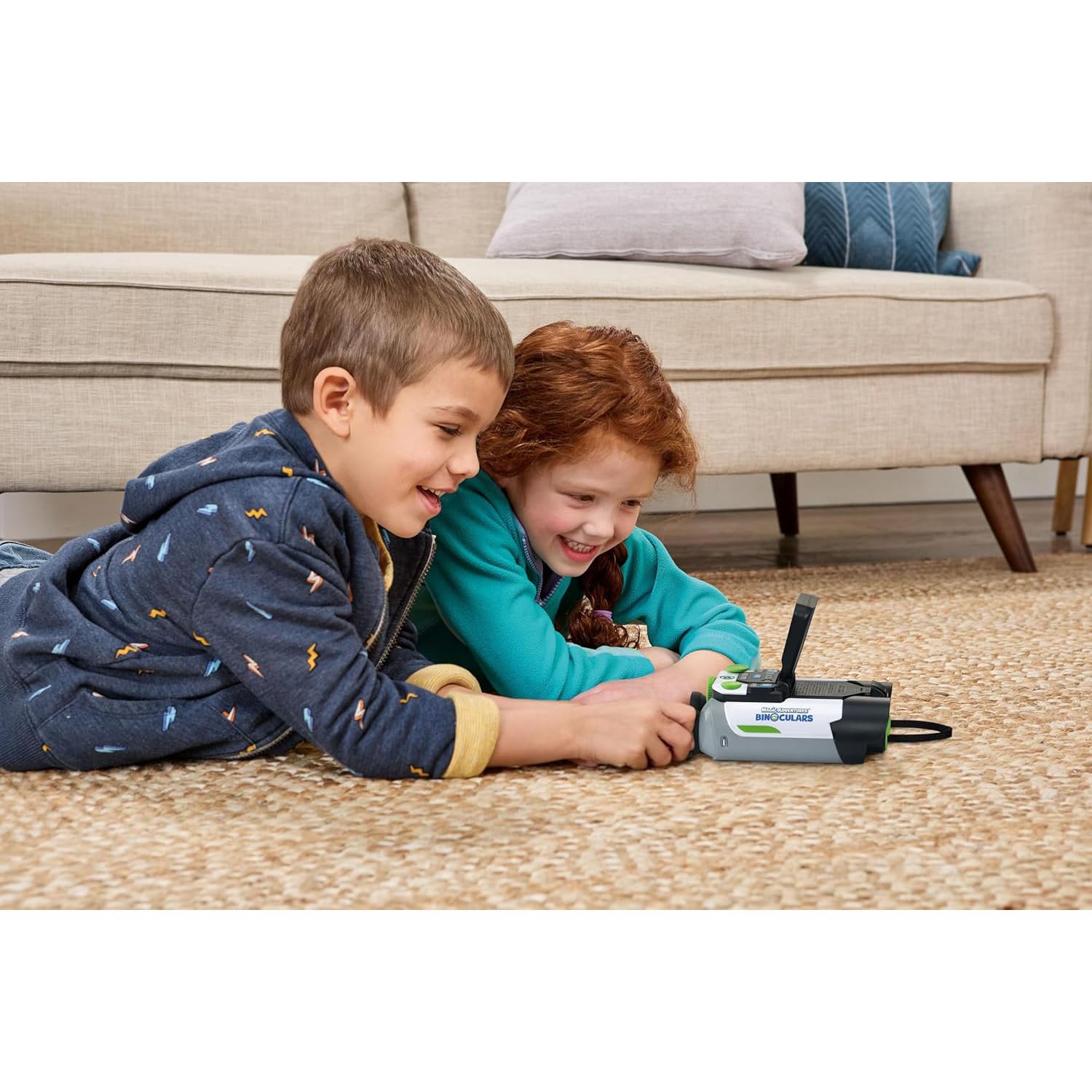 VTech Prismáticos interactivos, prismáticos para niños con 6 Modos de Juego, Pantalla LCD a Color, más de 700 contenidos BBC Integrados, visión Nocturna, Idioma Italiano, Pilas Incluidas, 5-12 años