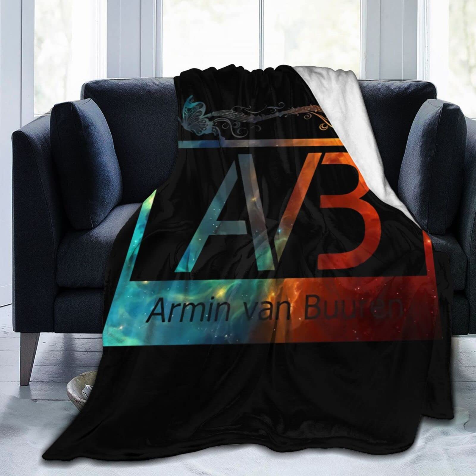 Couverture Armin Van Buuren plaid micro polaire pour soirées canapé et camping