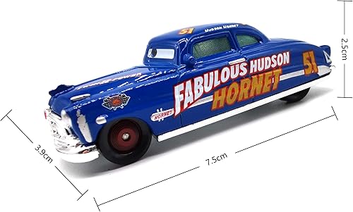 Miniatura 2 de Cars 2 3 - Juguetes de película Lightning McQueen, autos de juguete a presión modelo vehículo a escala 155, regalos de cumpleaños para niños