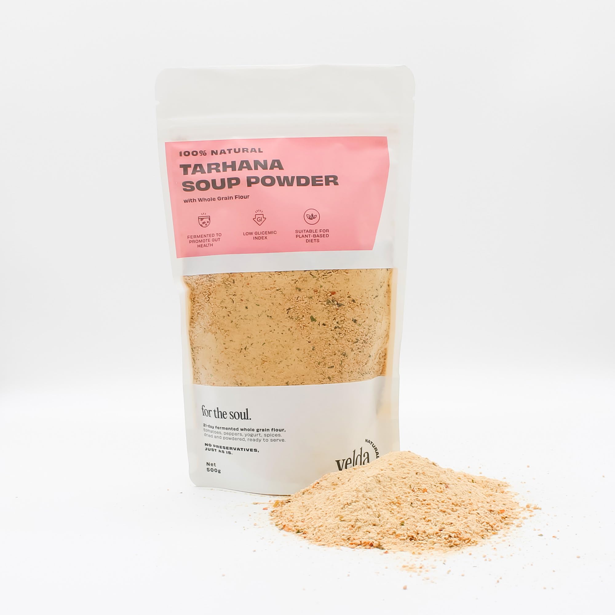 Soupe Tarhana turque épicée 500gr | Soupe végétarienne traditionnelle épicée contenant du yaourt | Soupe d'hiver sans additifs | Mélange de soupes Tarhana fait maison (500 GR, Soupe Tarhana)