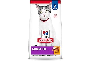 Science Diet Adult 11+ Dry Cat Food: Senior Nutrition for Optimal Well-being