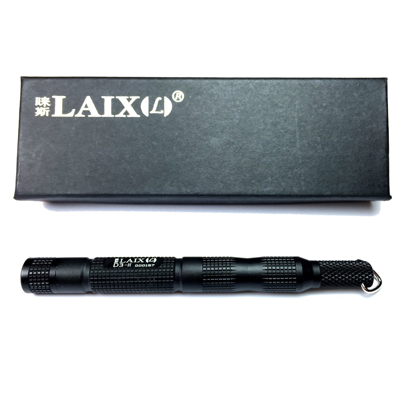 YX LAIX D3 EDC Outdoor Wilderness Survival Multi-Function Tactical Tools Stone Flint + Compass - Black