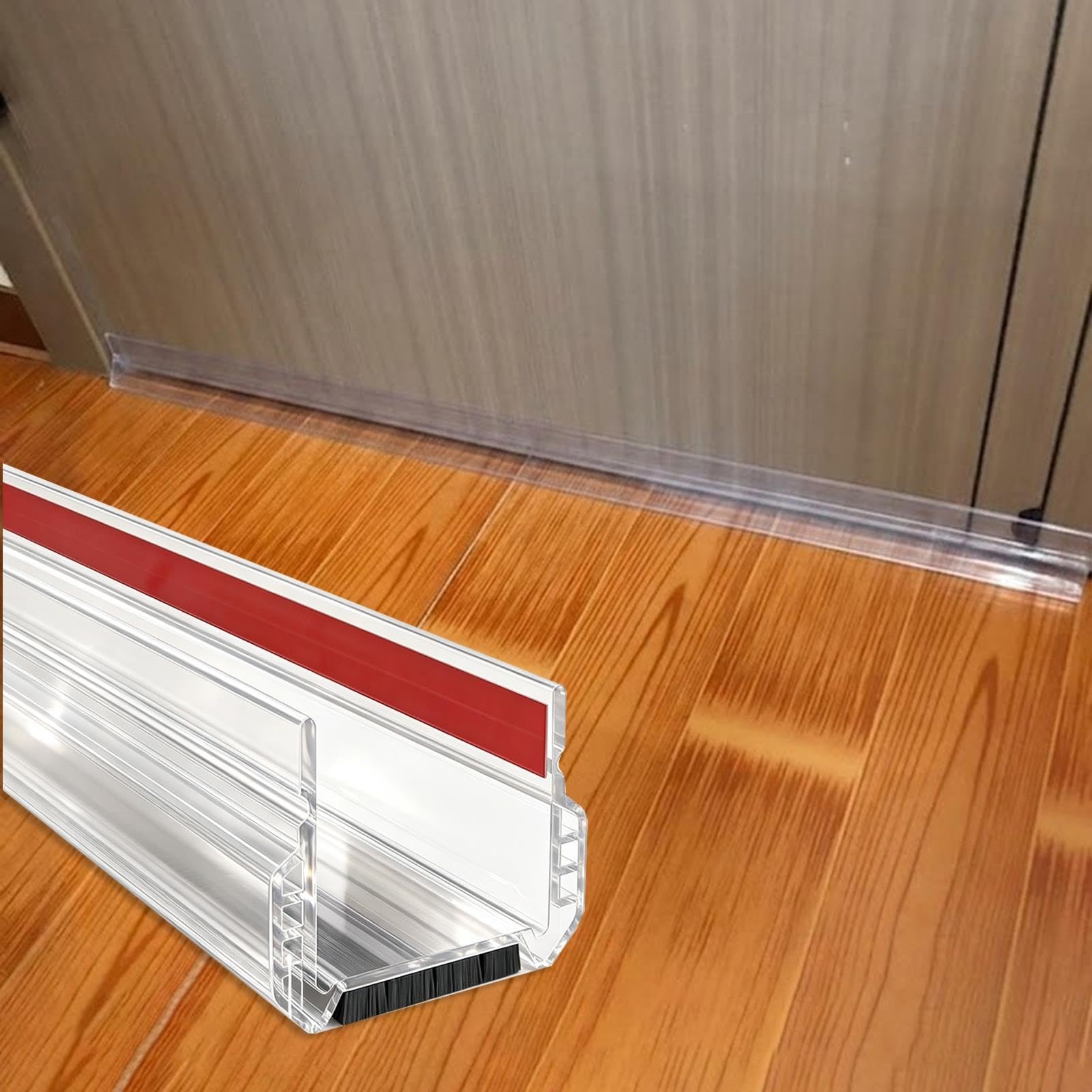 Paraspifferi Sottoporta Paraspifferi Trasparenti Autoadesivi Porte, 1-10PCS