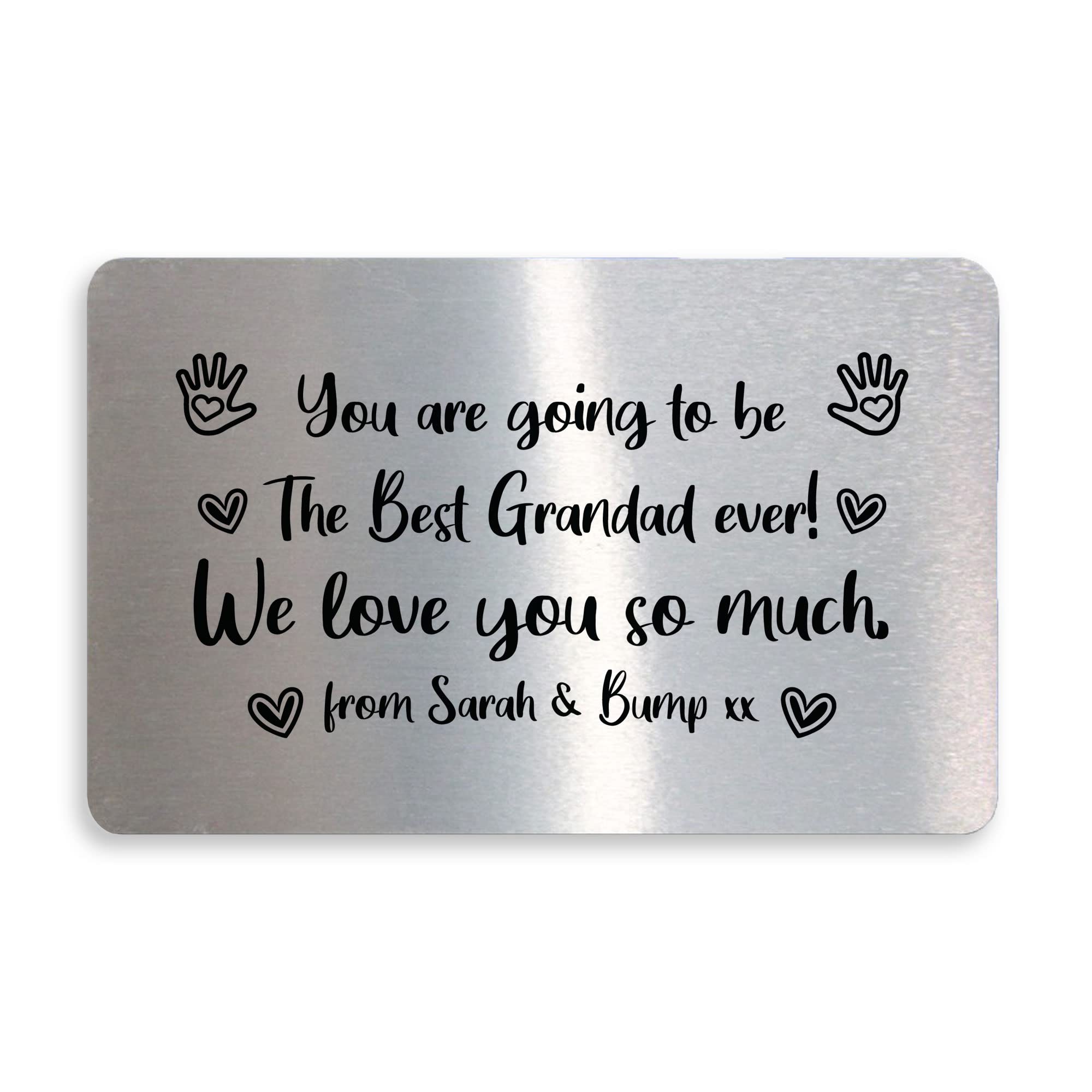 RED OCEAN Best Grandad Gift Personalised Grandad To Be Birthday Christmas From Bump